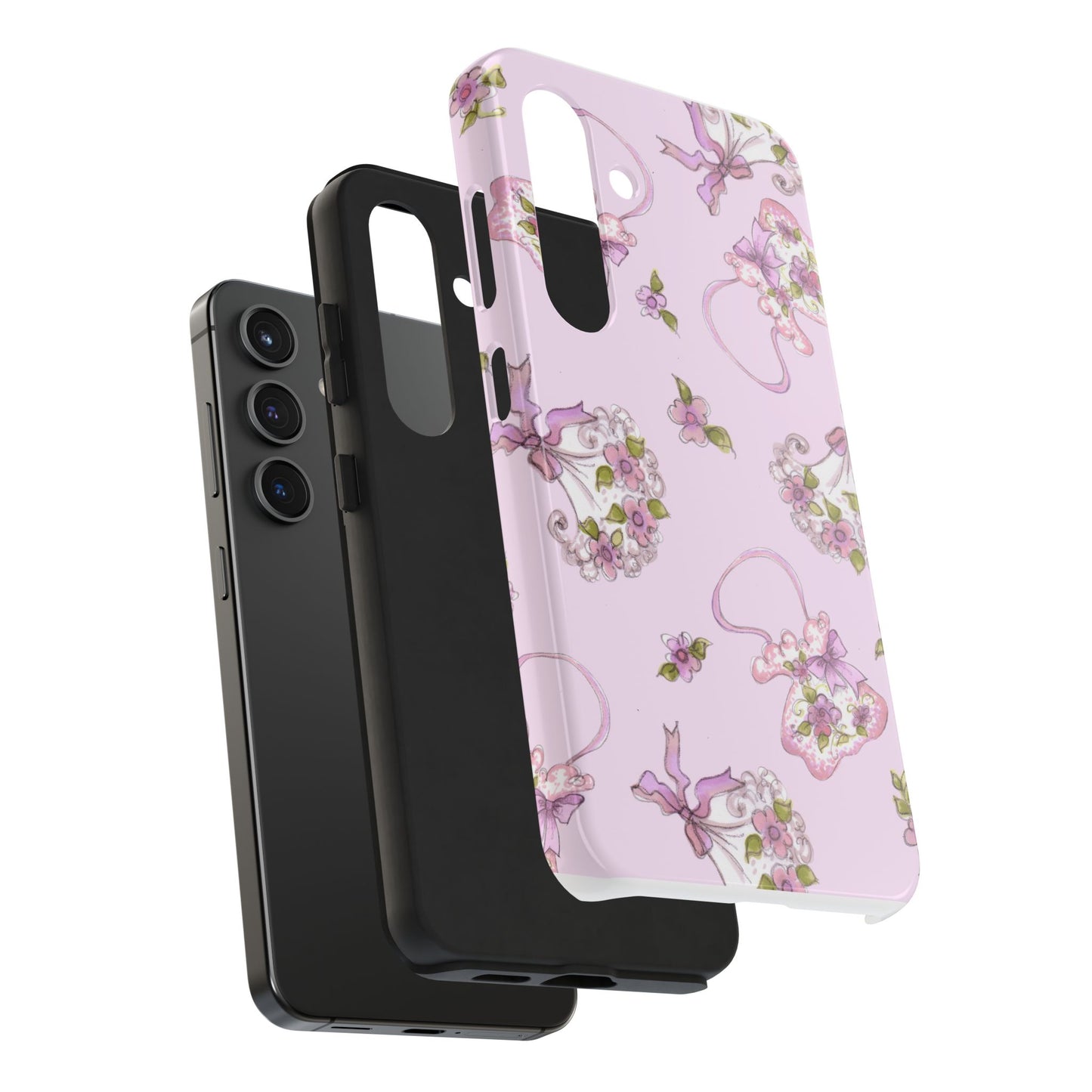 Flower Model Hand Bag Phone Case