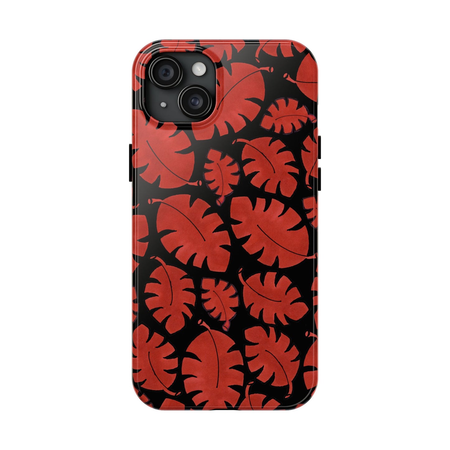 Red Bananas Black Phone Case
