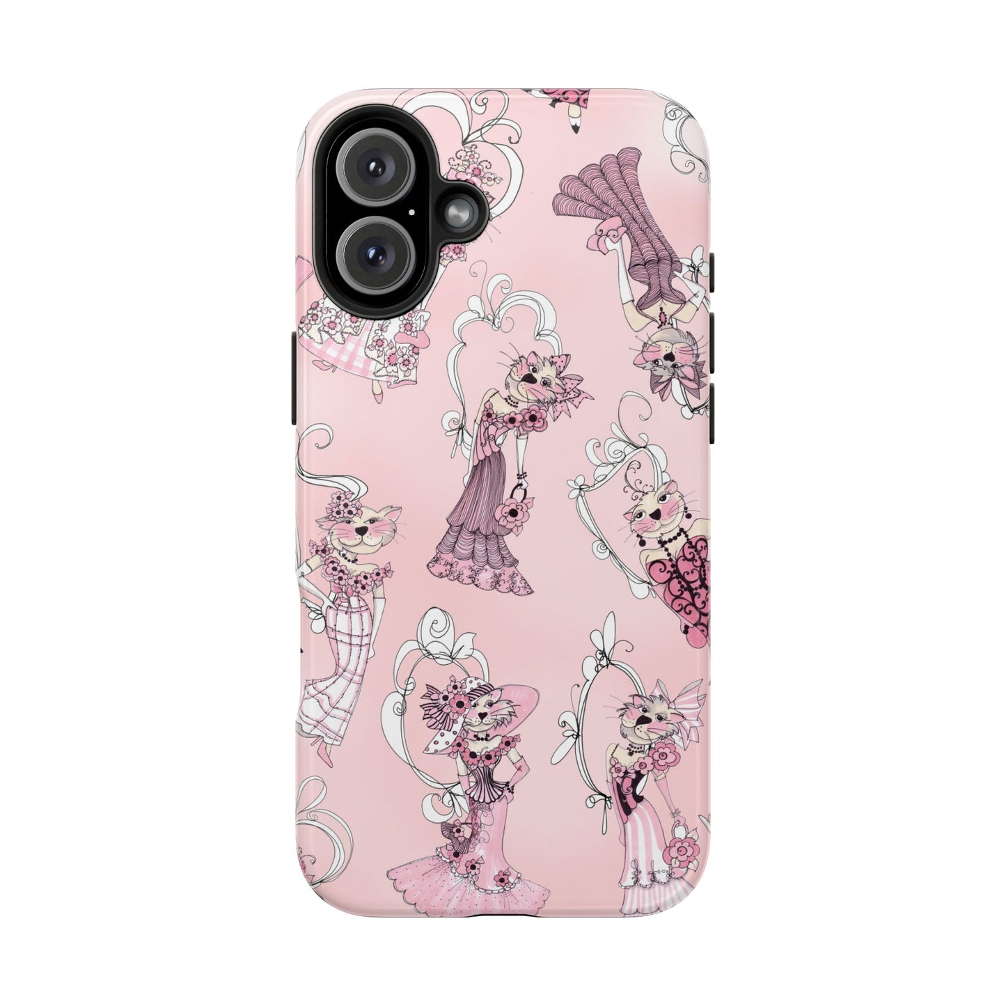 Lady Cats Tossed Phone Case