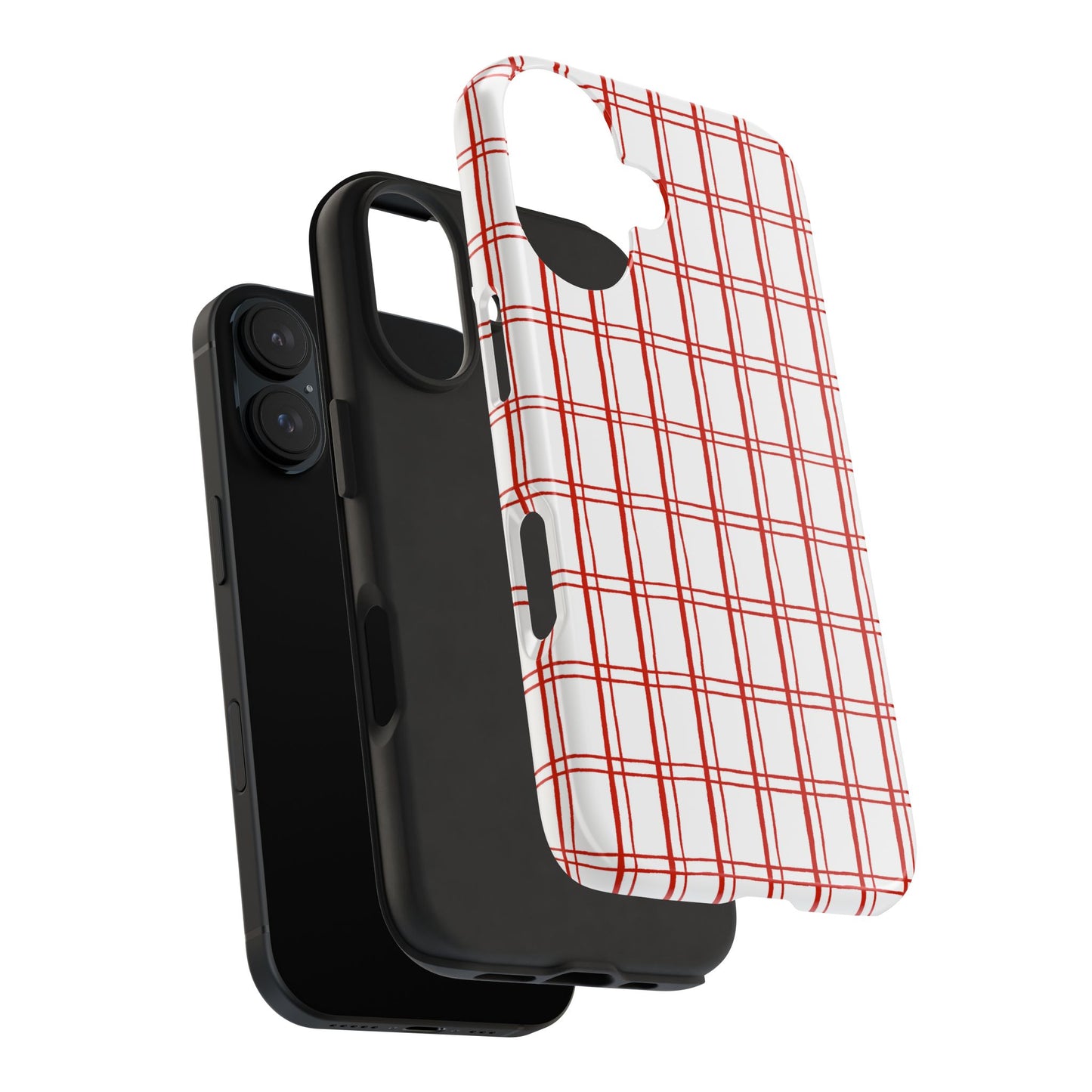 Kitchen Plaid White / Red Phone Case
