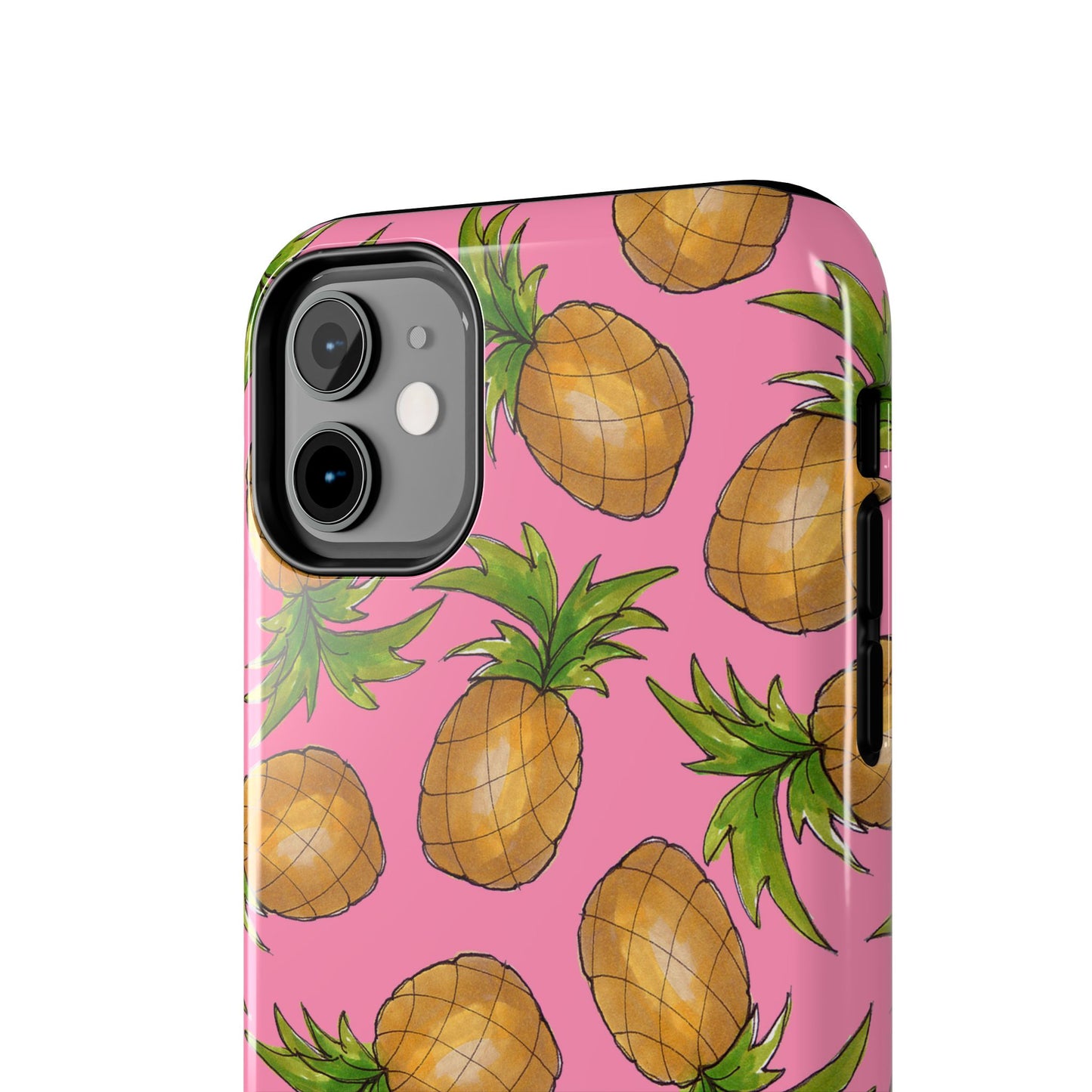Pineapple Toss Pink Phone Case