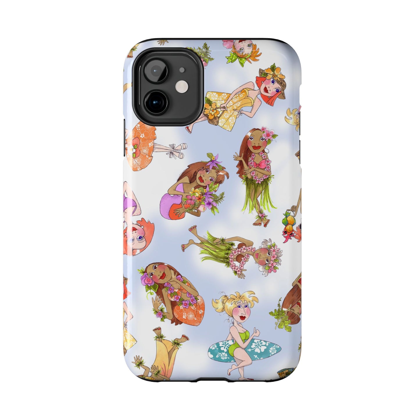 Island Toss Blue Sky Phone Case