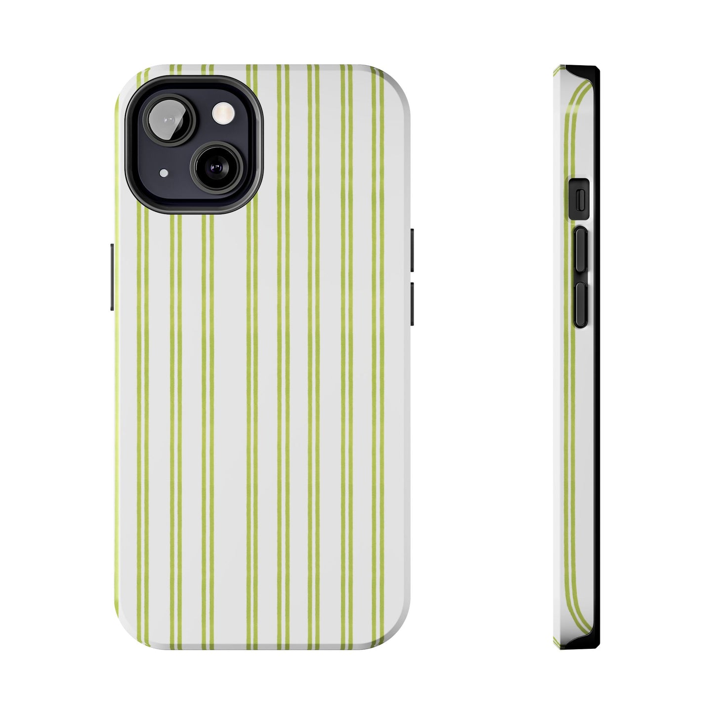Green Double Stripe Phone Case