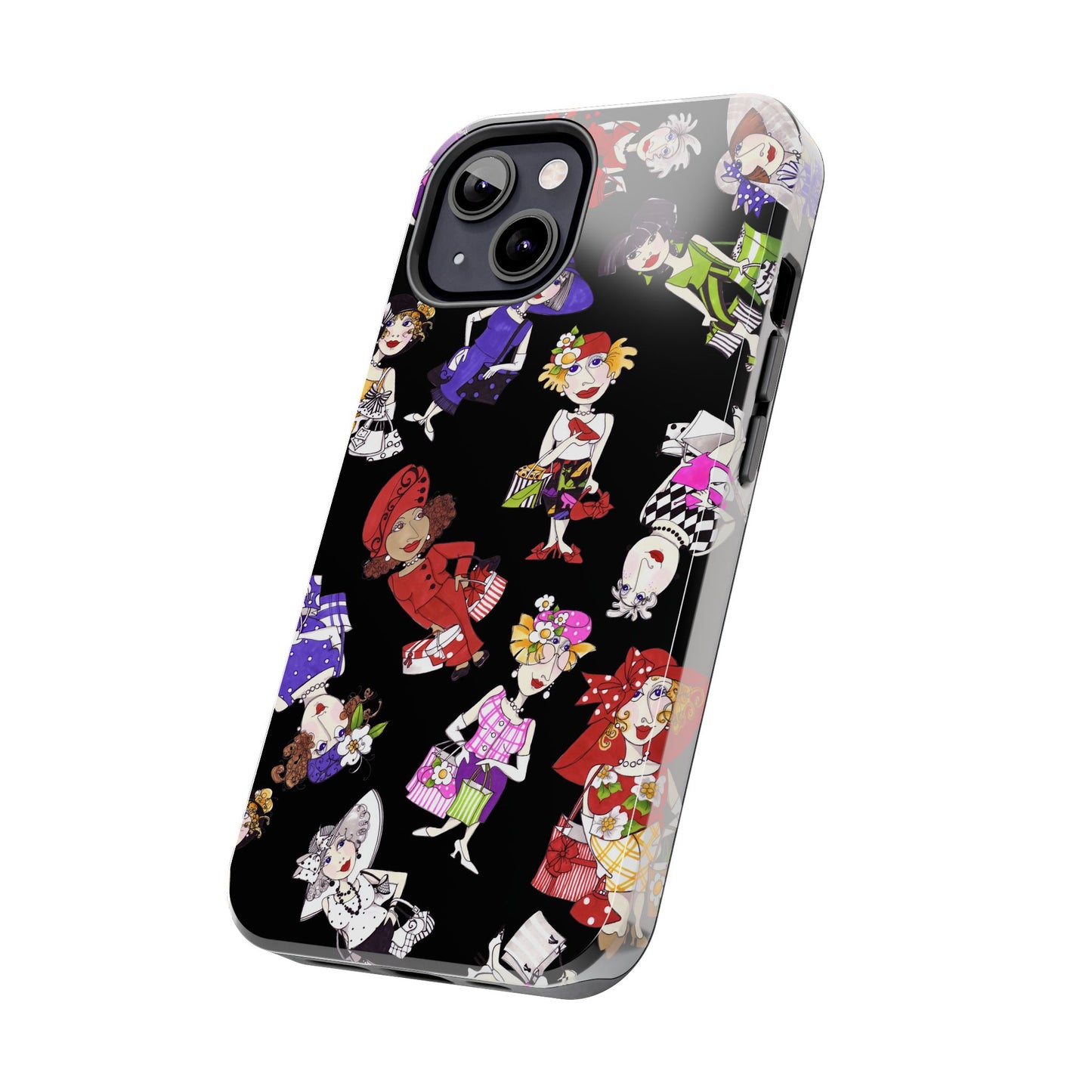 Gone Shopping Tossed Black Phone Case