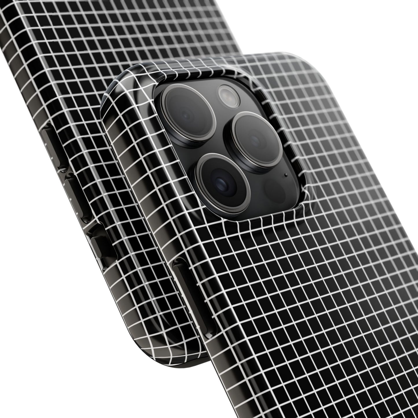 Window Pane Black / White Phone Case