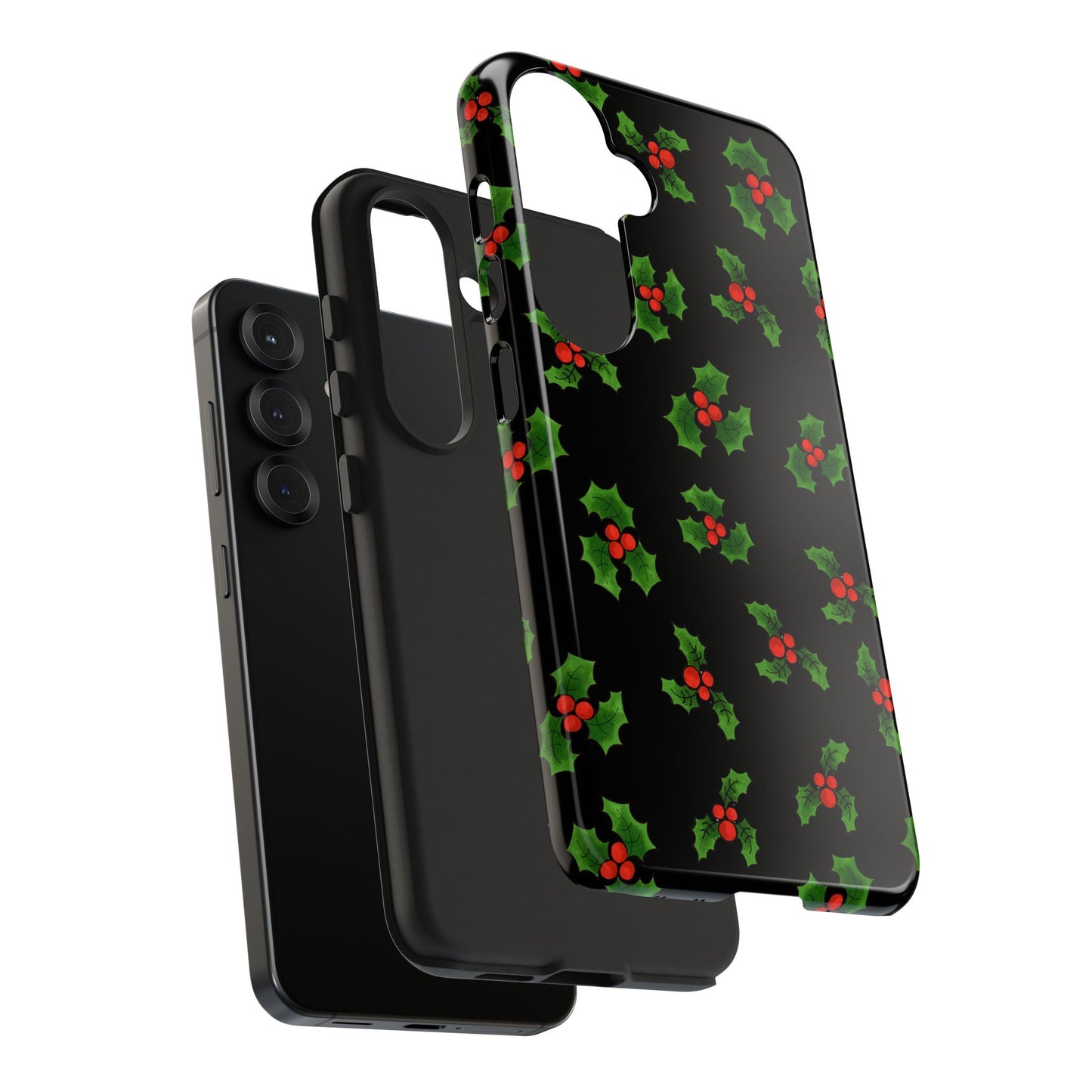 Lotsa Holly Black Phone Case