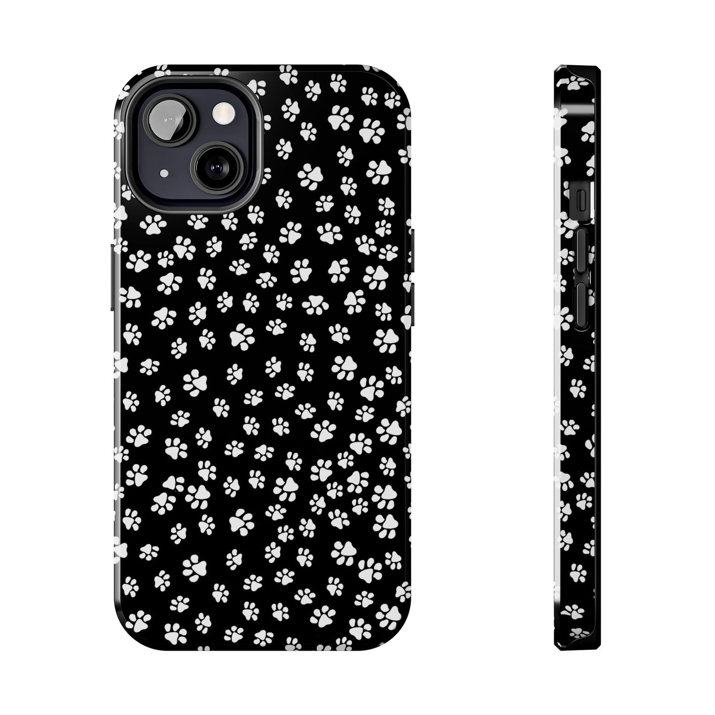 Little Paws Black / White Phone Case