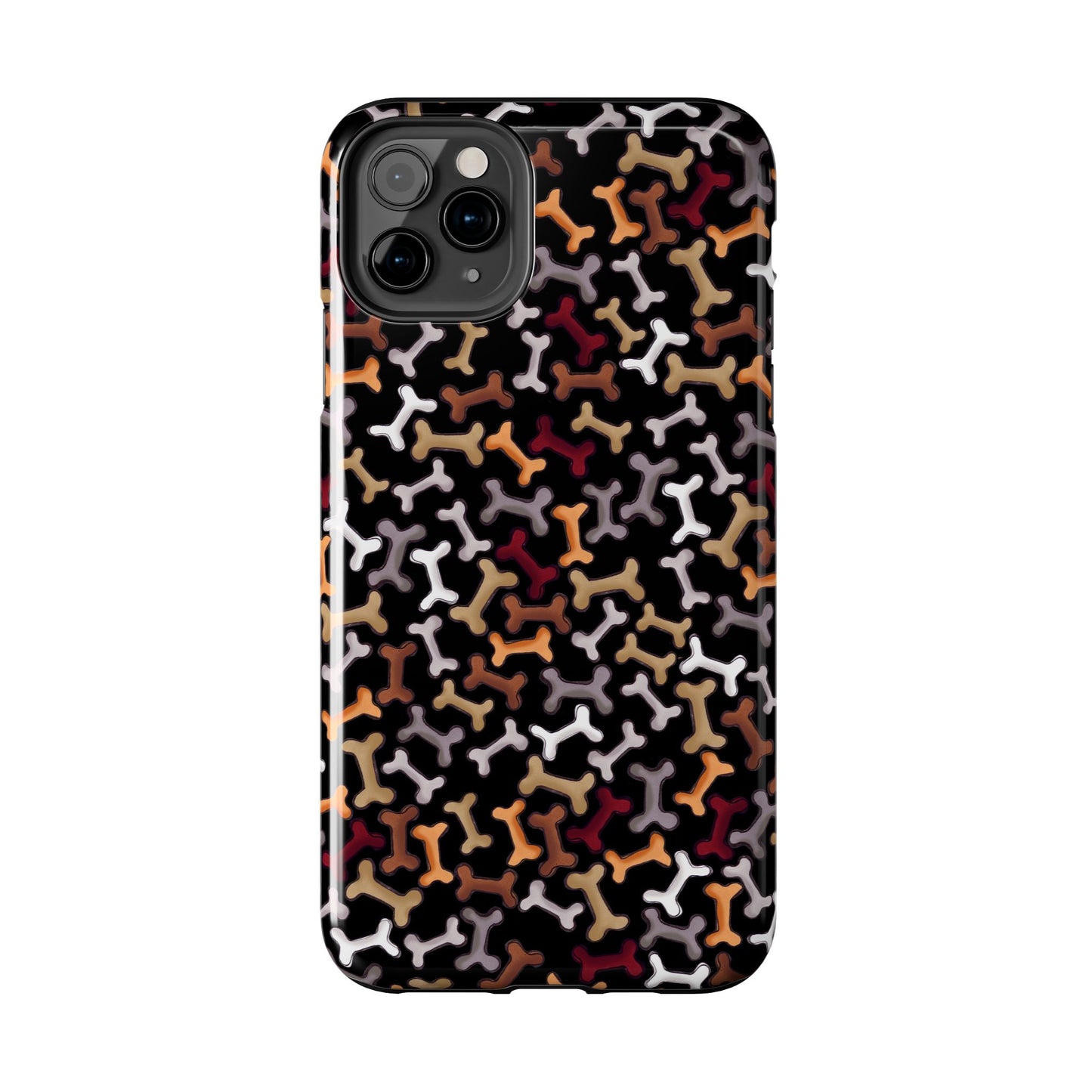 Dog Bones Black Phone Case
