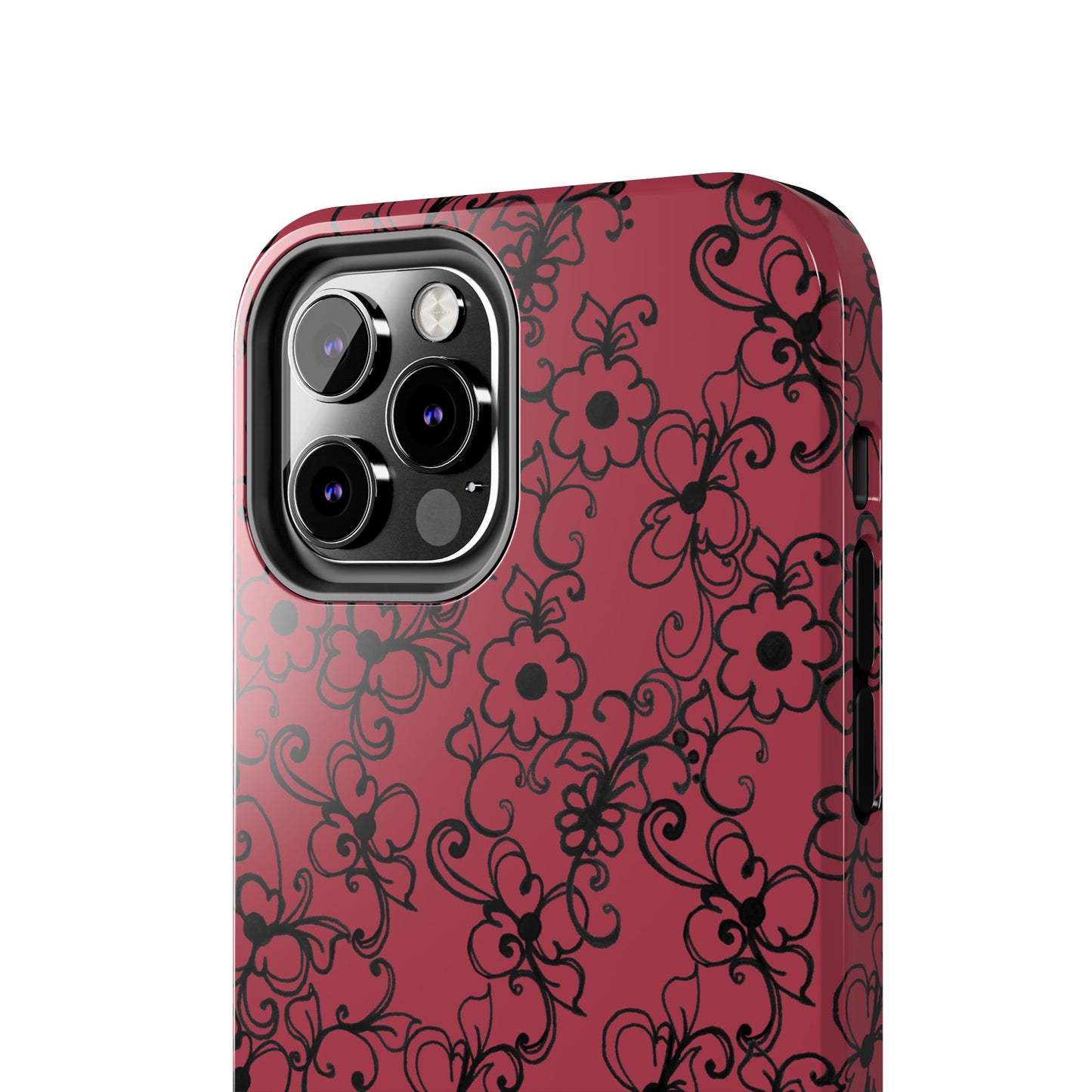 Daisy Jungle Red Phone Case