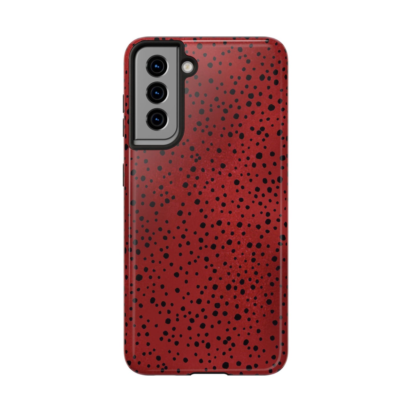 Pepper Dots Red / Black Phone Case