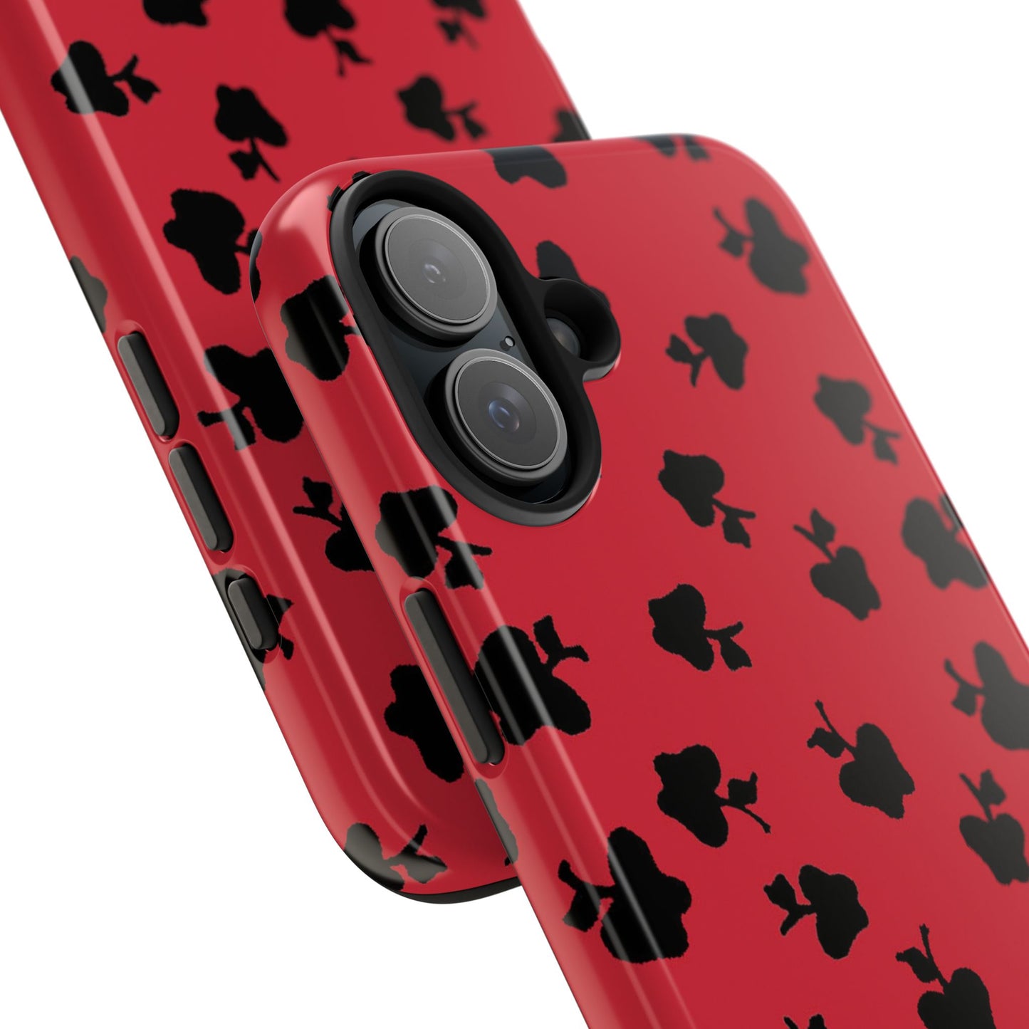 Happy Apples Red / Black Phone Case
