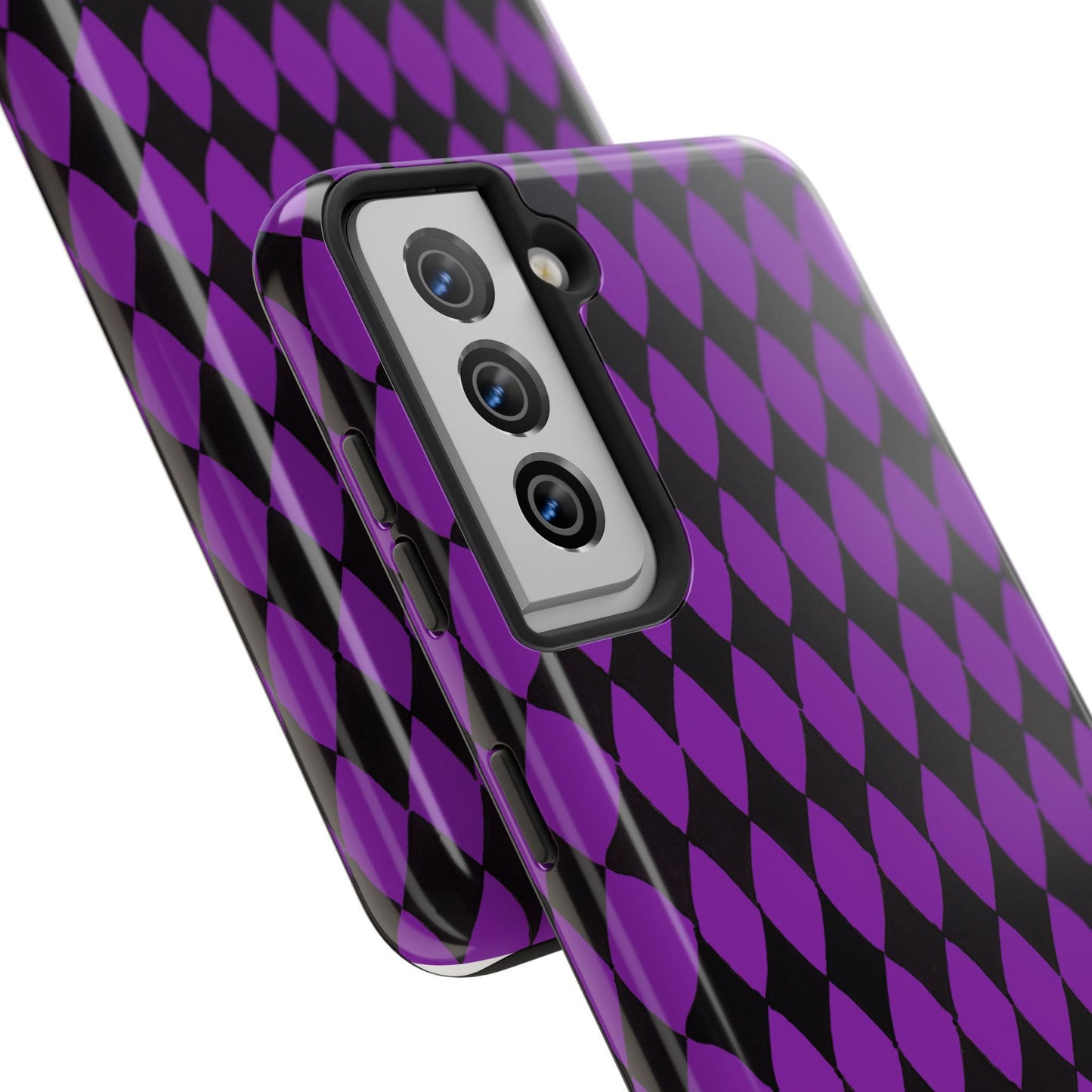 Diamond Purple / Black Phone Case