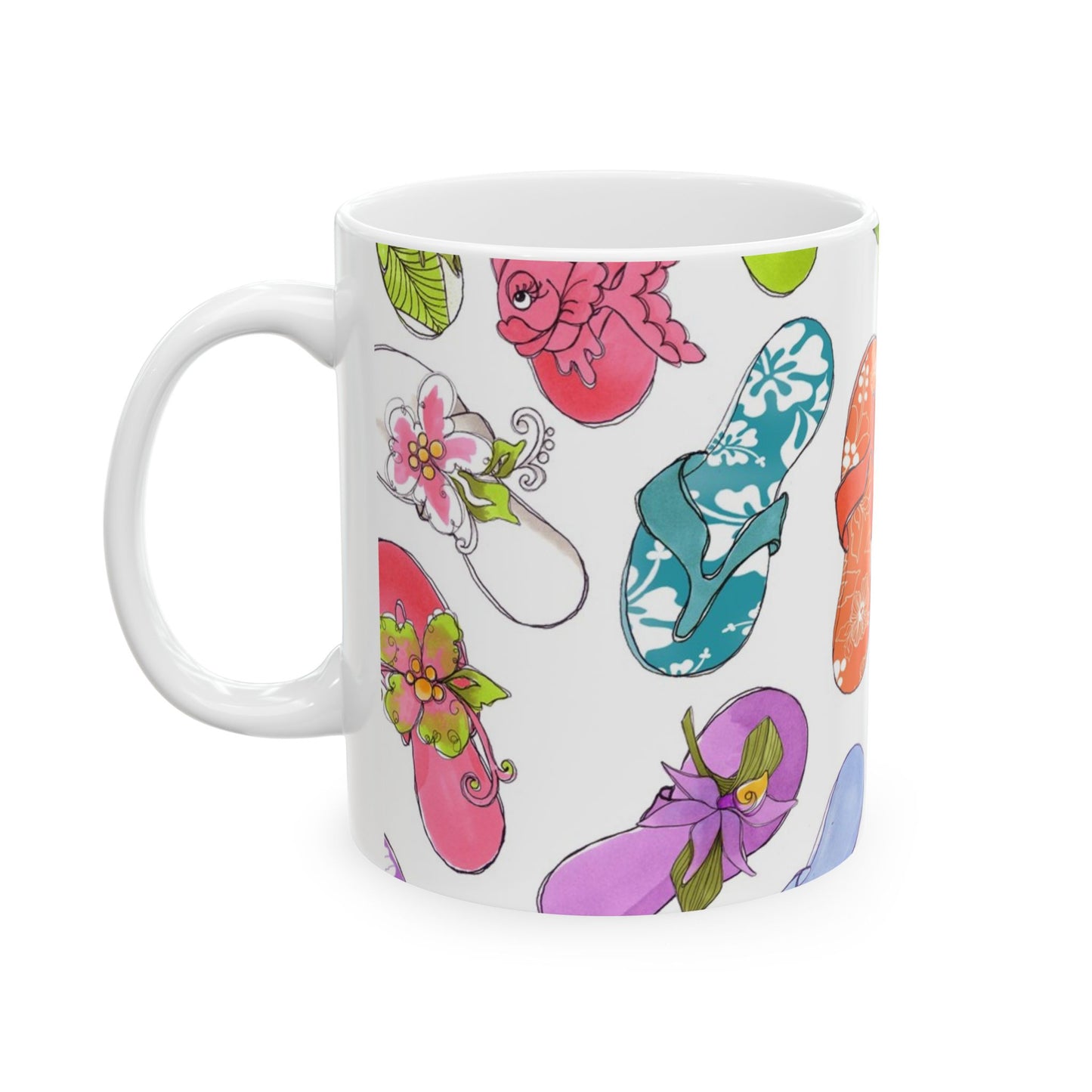 Fun Flops White Cup