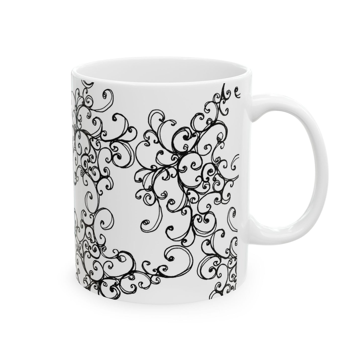 Poodle Scroll Cup