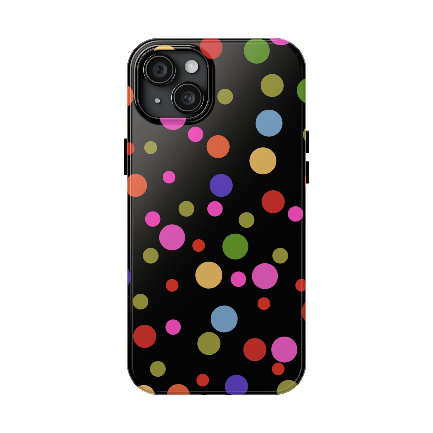 Dot Assortment Black Phone Case