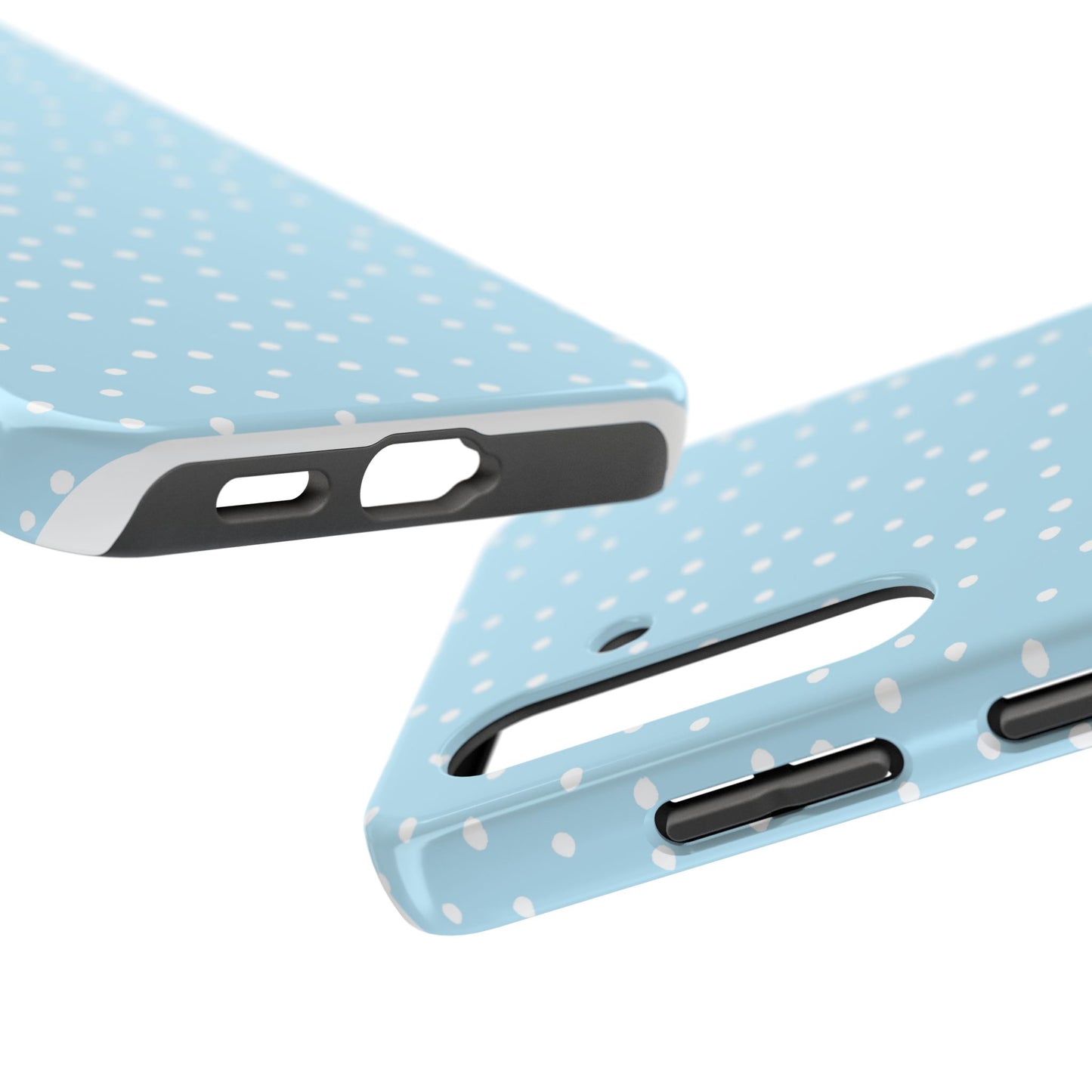 Dinky Dots Aqua / White Phone Case