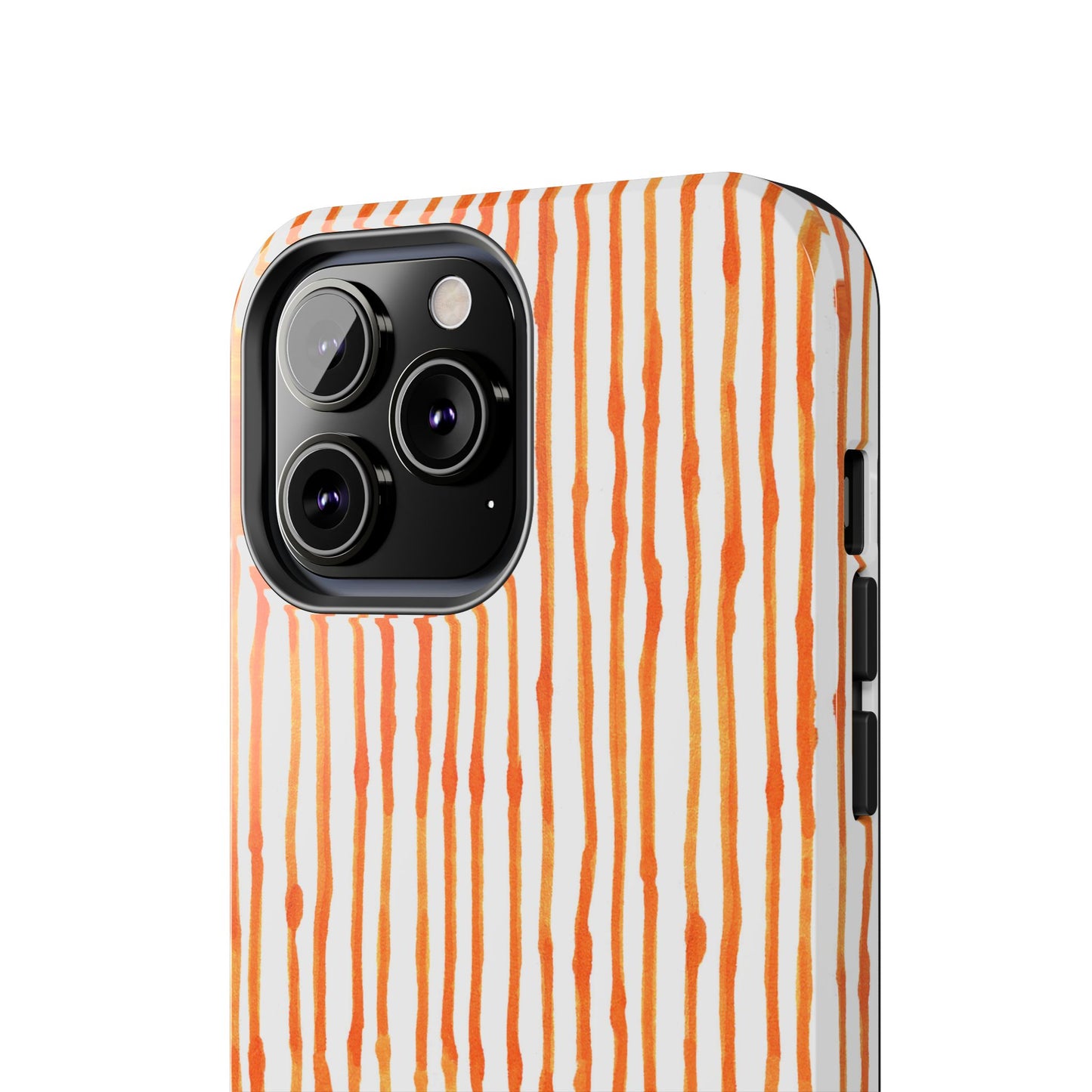 Faux Seersucker Orange / White Phone Case