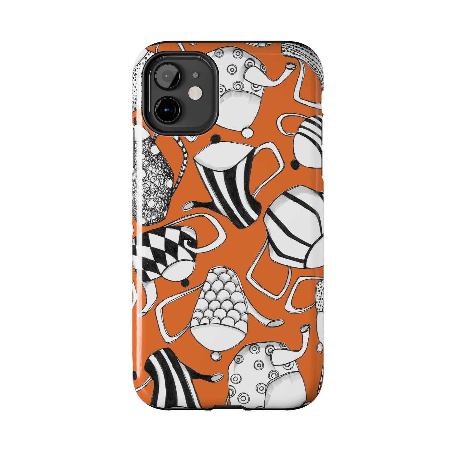 Coffee, Tea Anyone? Orange Phone Case