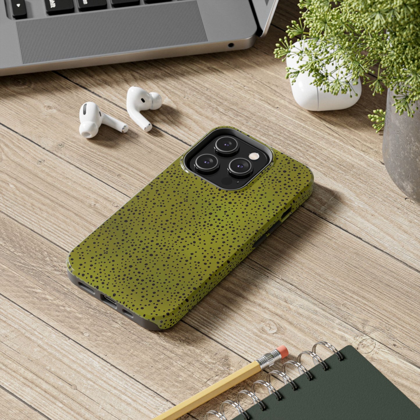 Pepper Dots Green Phone Case