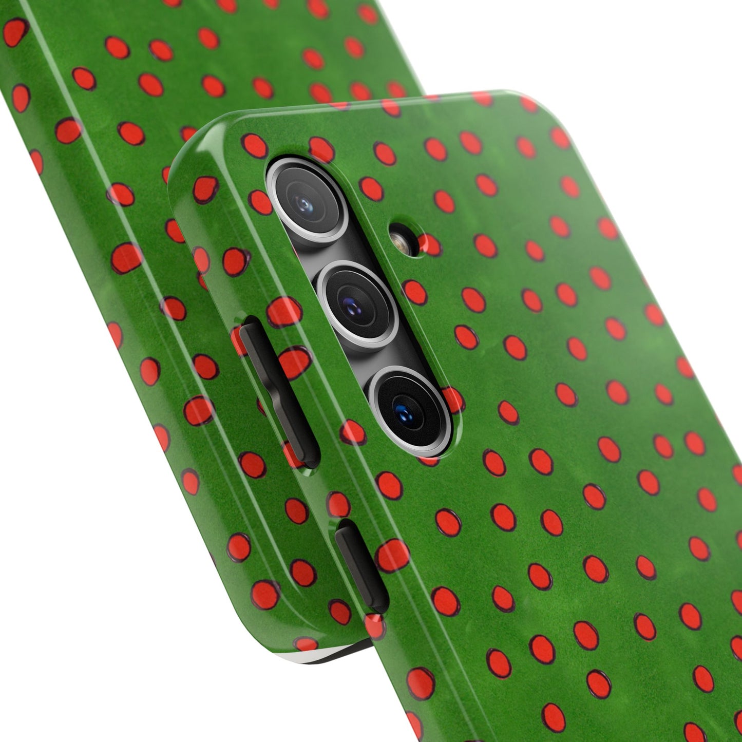 Dinky Dots Green / Red Phone Case