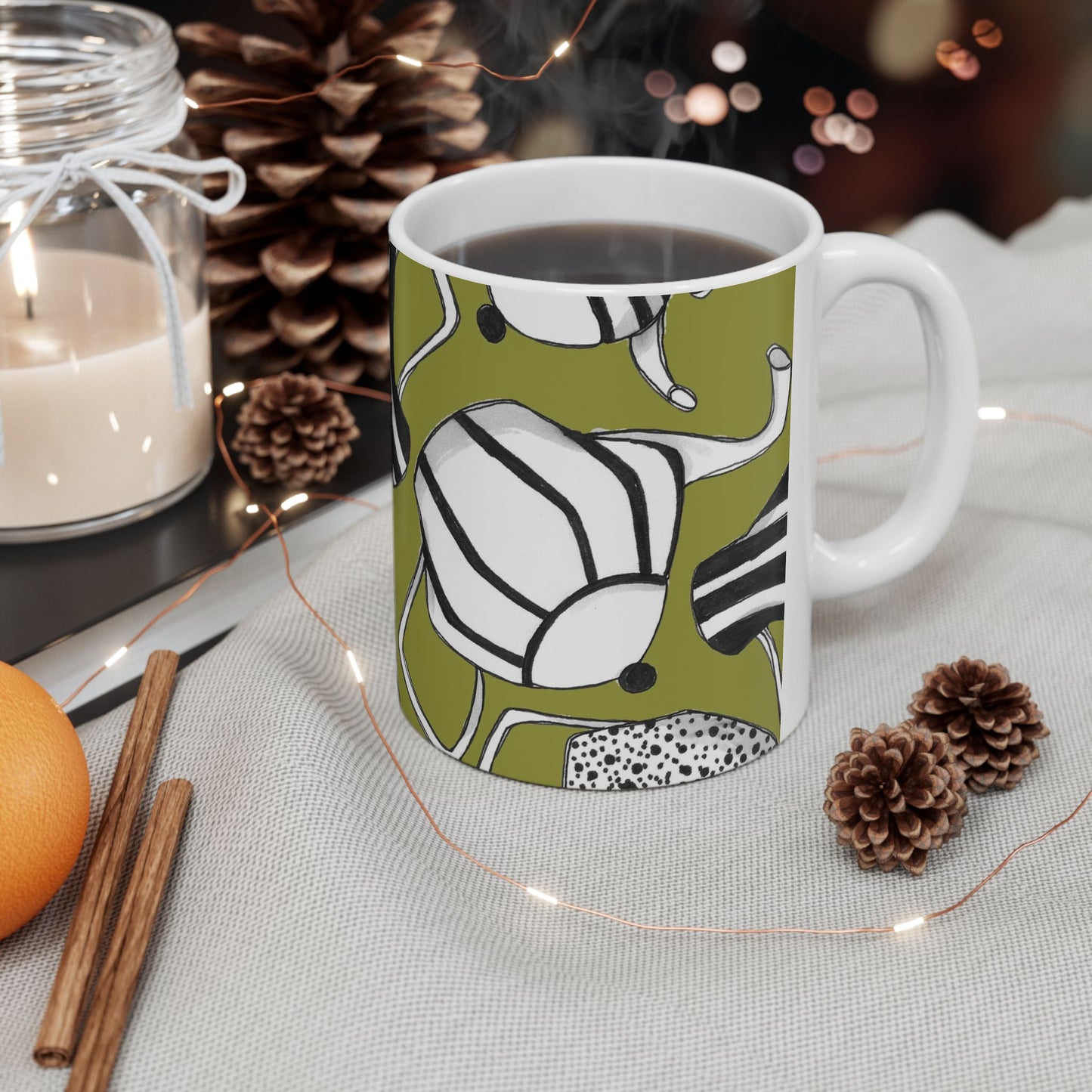 Coffee, Tea Anyone? Green Cup
