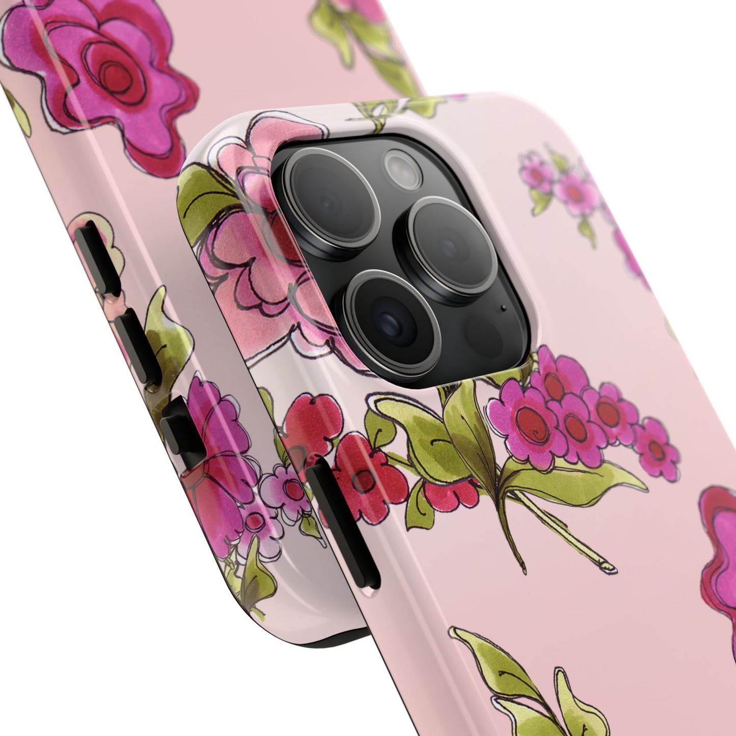Jumbo Floral Pink Phone Case