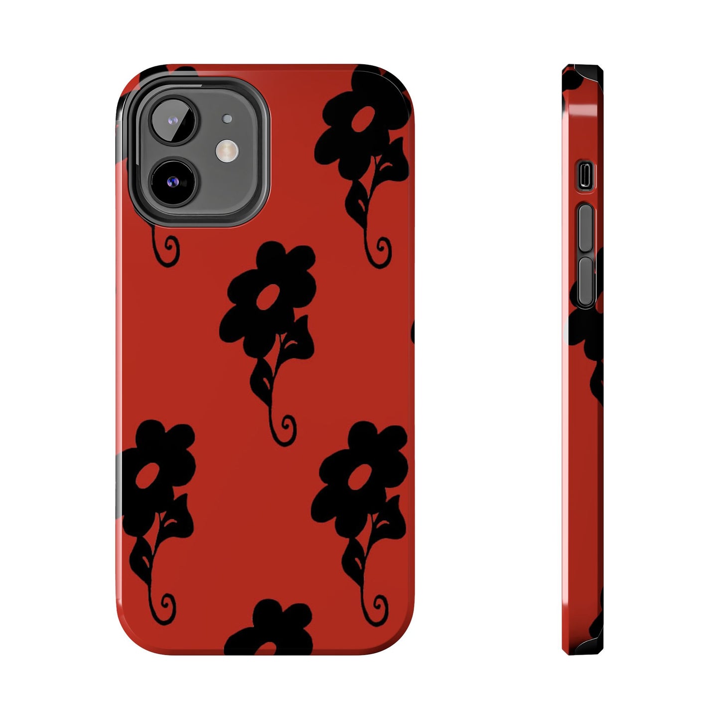 Daring Daisy Red Phone Case