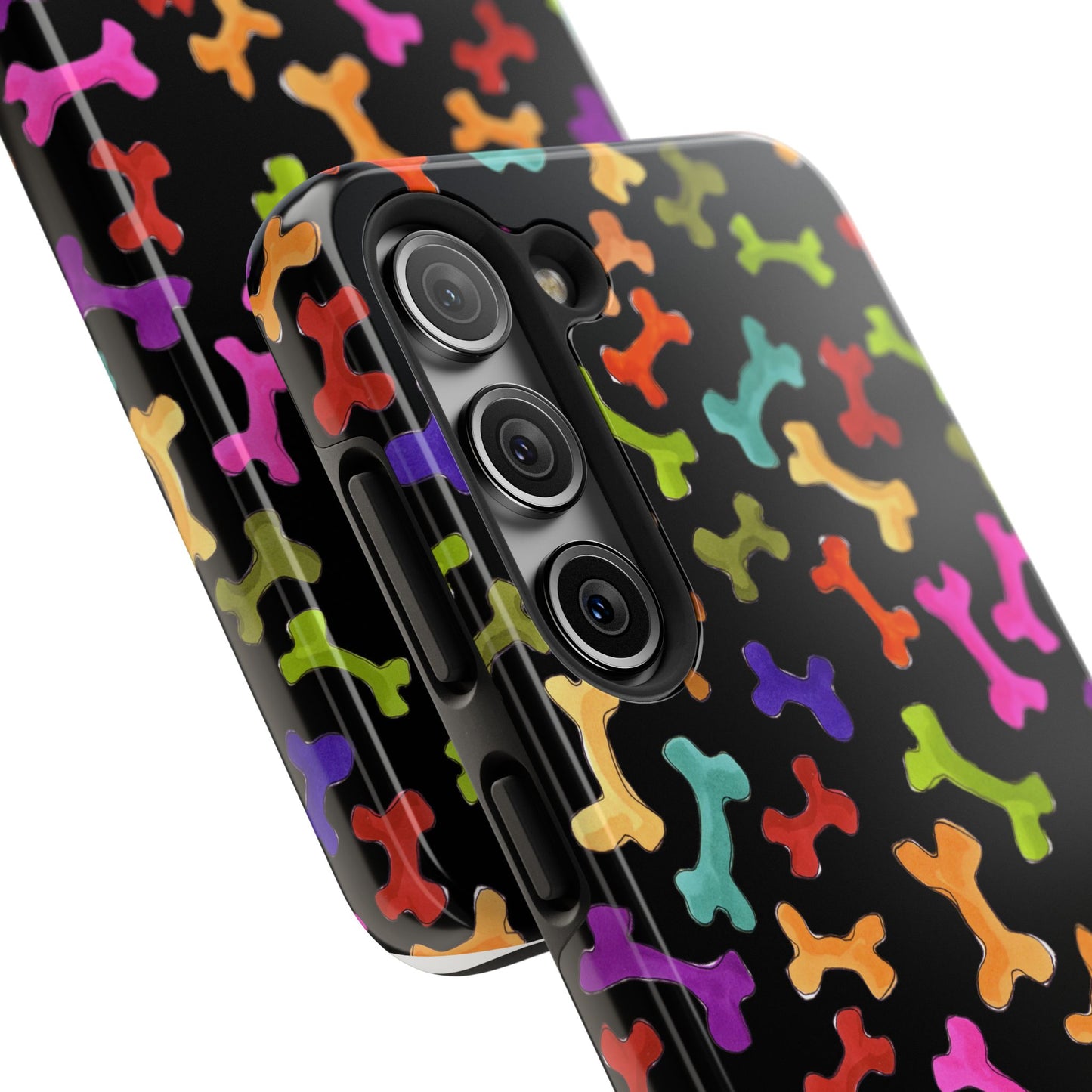 Happy Bones Black Phone Case