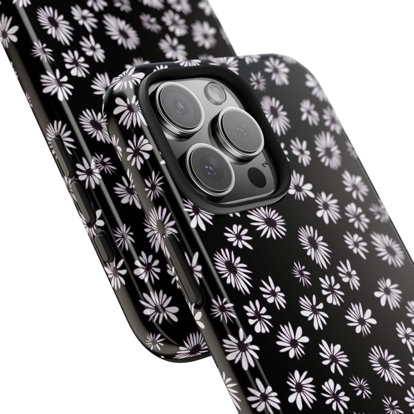 Random Daisy Black / White Phone Case