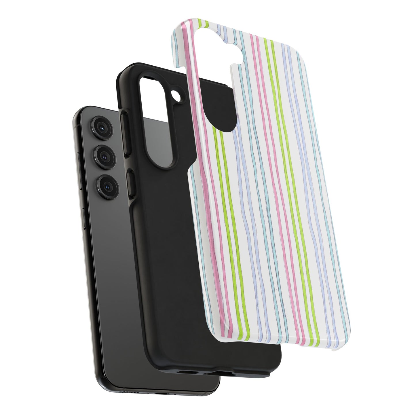 Belle Stripe White Phone Case