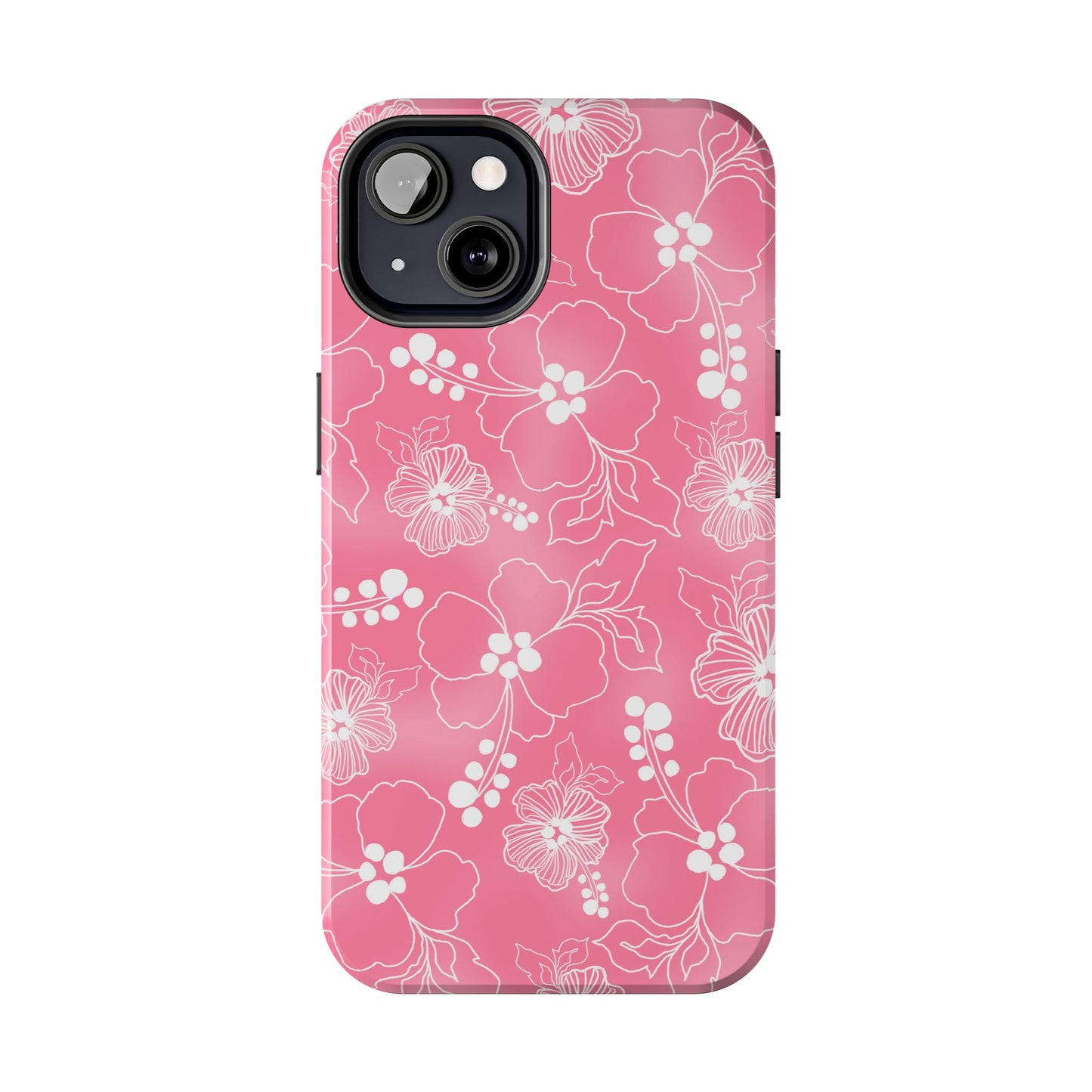 Lacey Hibiscus Pink Phone Case