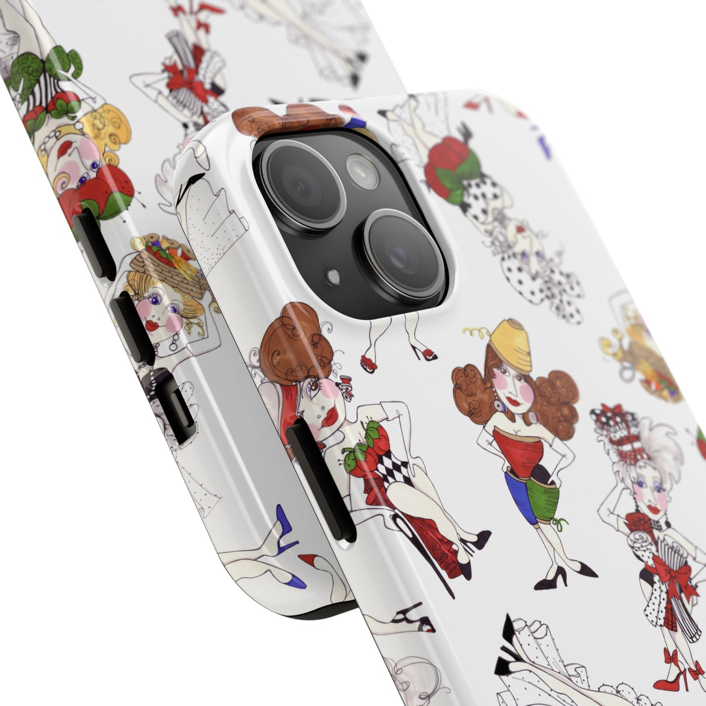 Sew Tossed White Phone Case