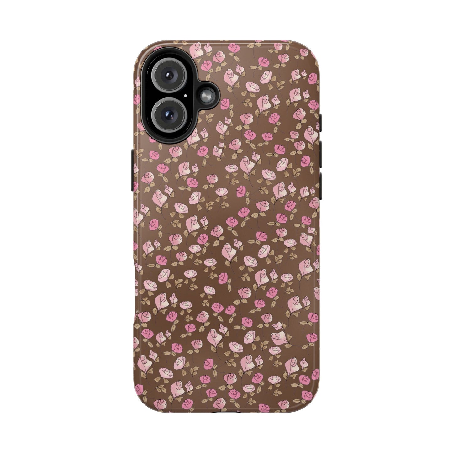 Little Bitty Roses Chocolate Phone Case