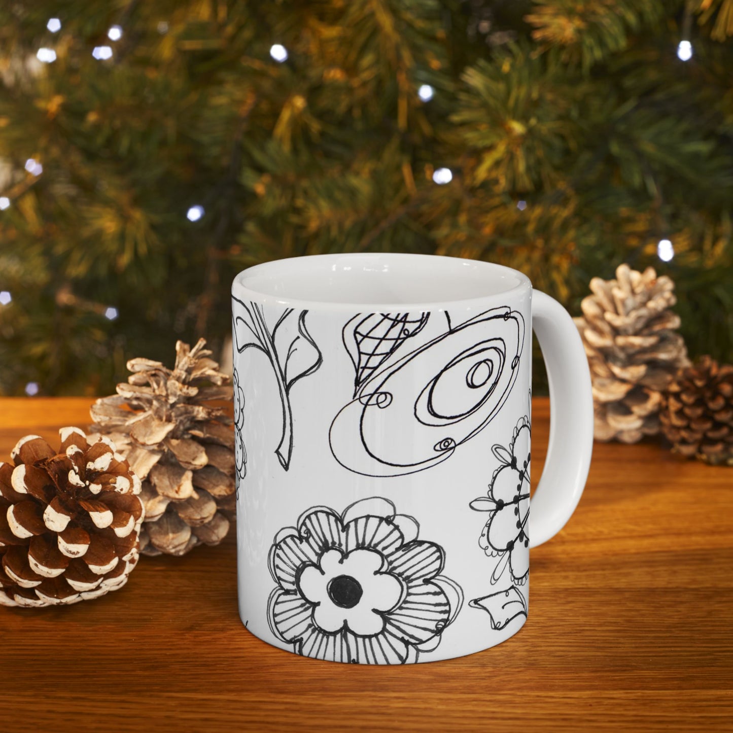 Paper Posies White Cup