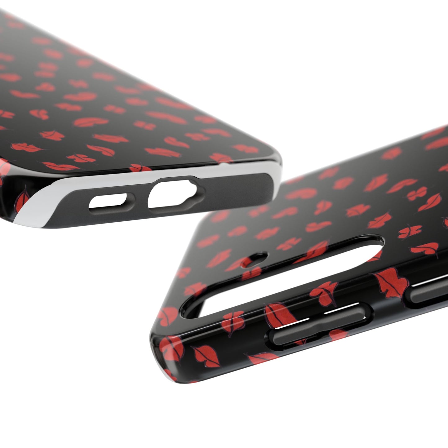 Autumn Lips Black Phone Case