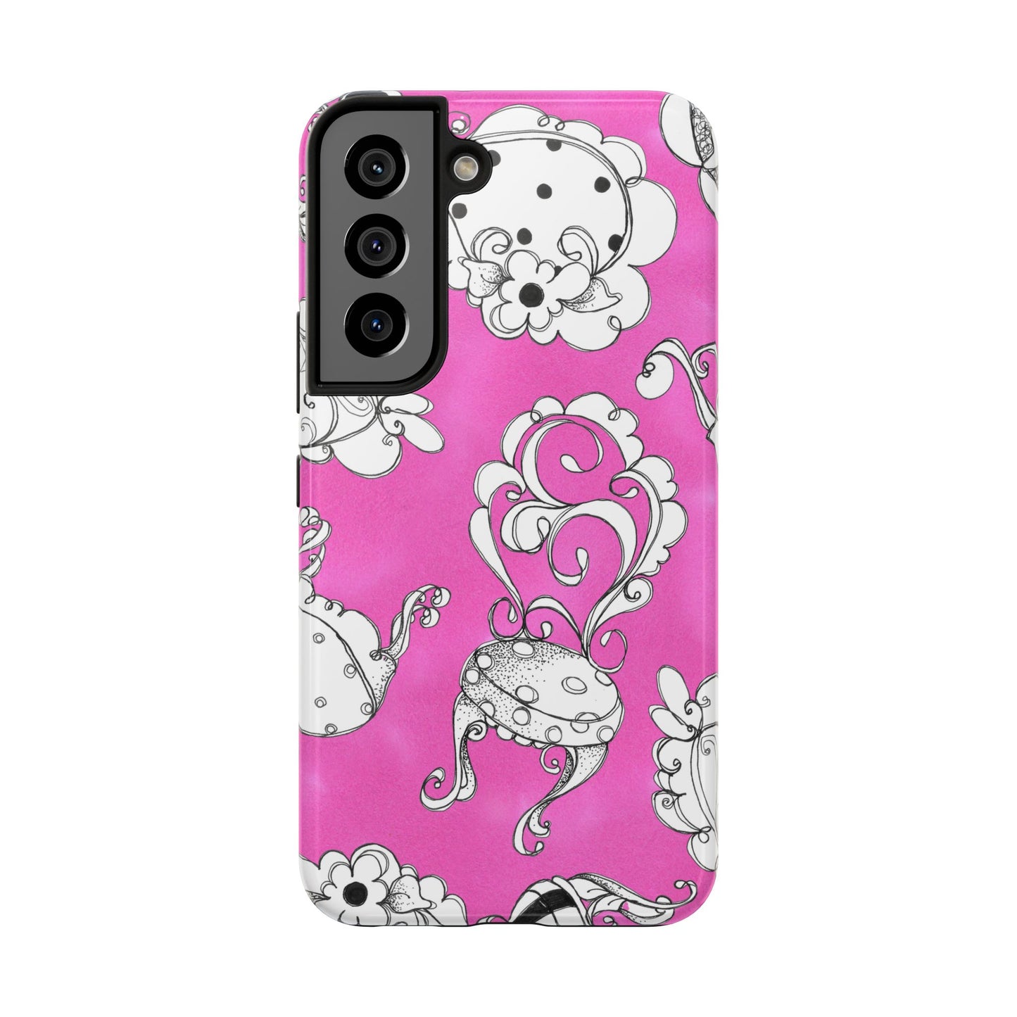 Bistro Chairs Pink Phone Case