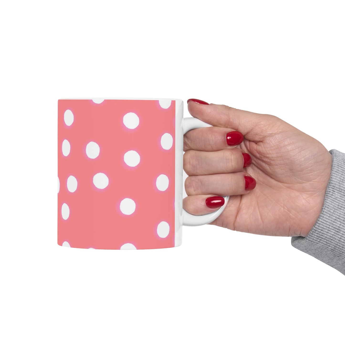 Plump Dots Coral Cup