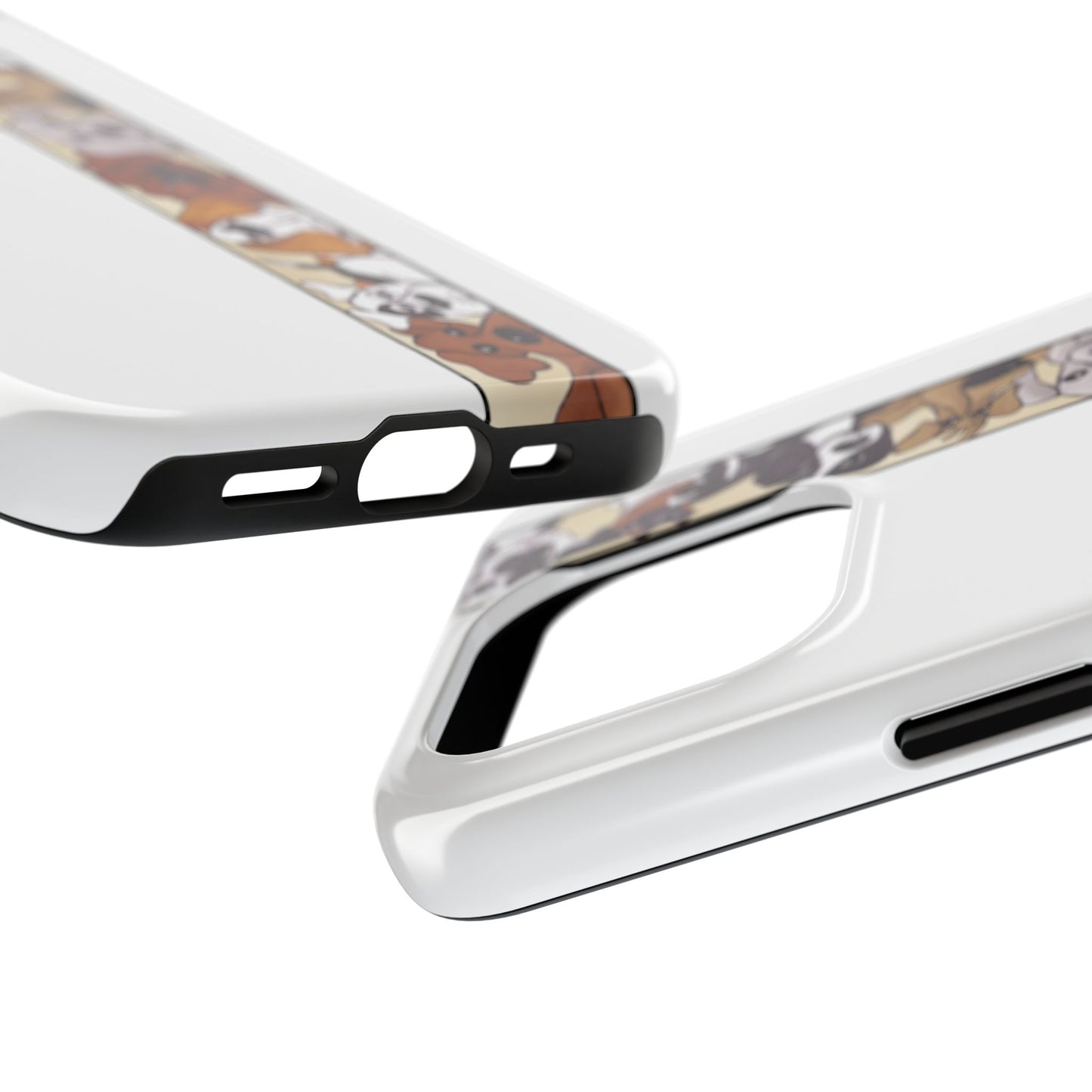 Doggie Delight Border Phone Case