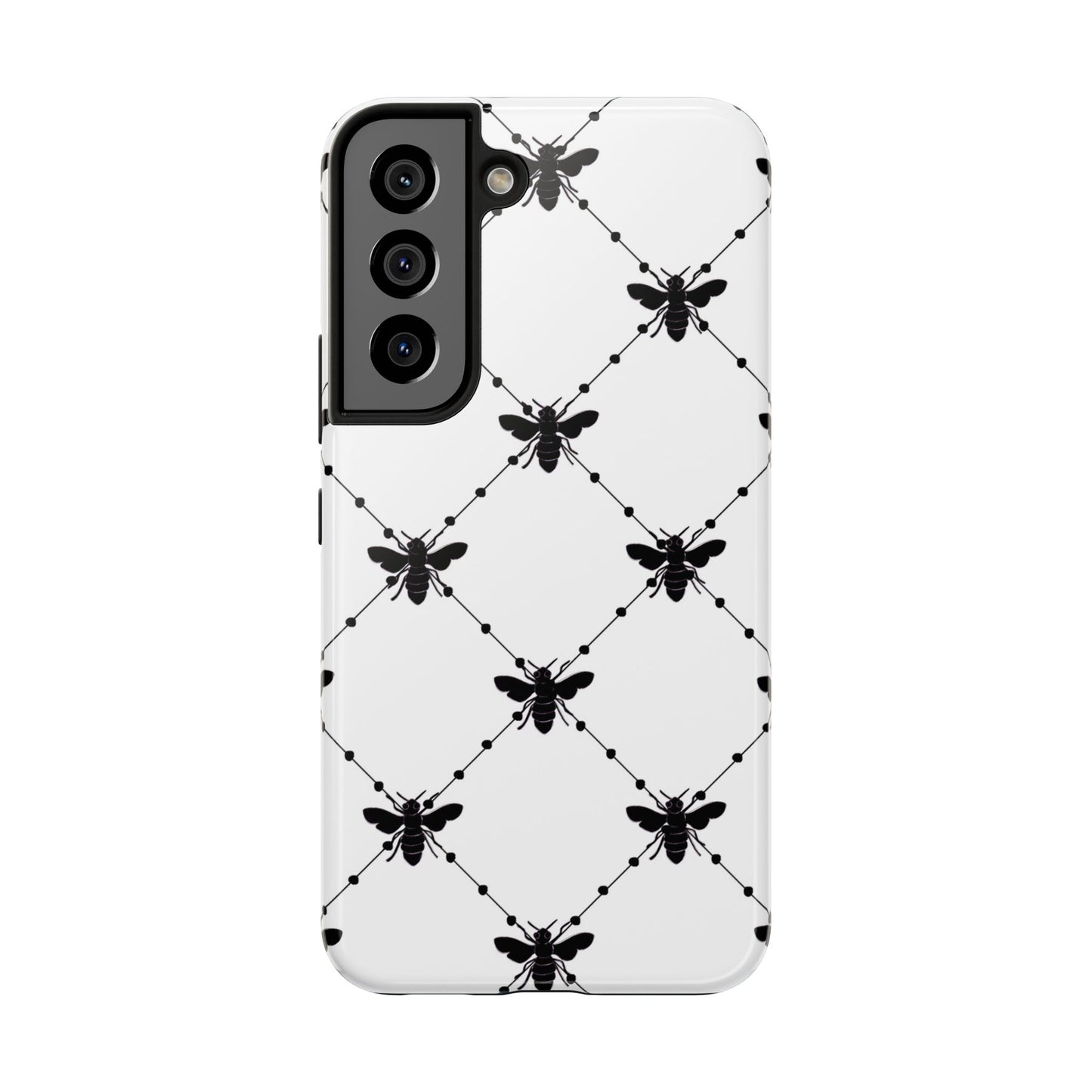 Beaded Bees White Phone Case