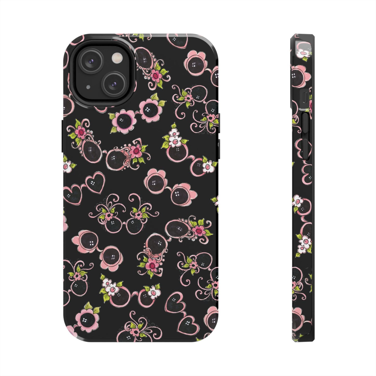 Tossed Shades Black Phone Case