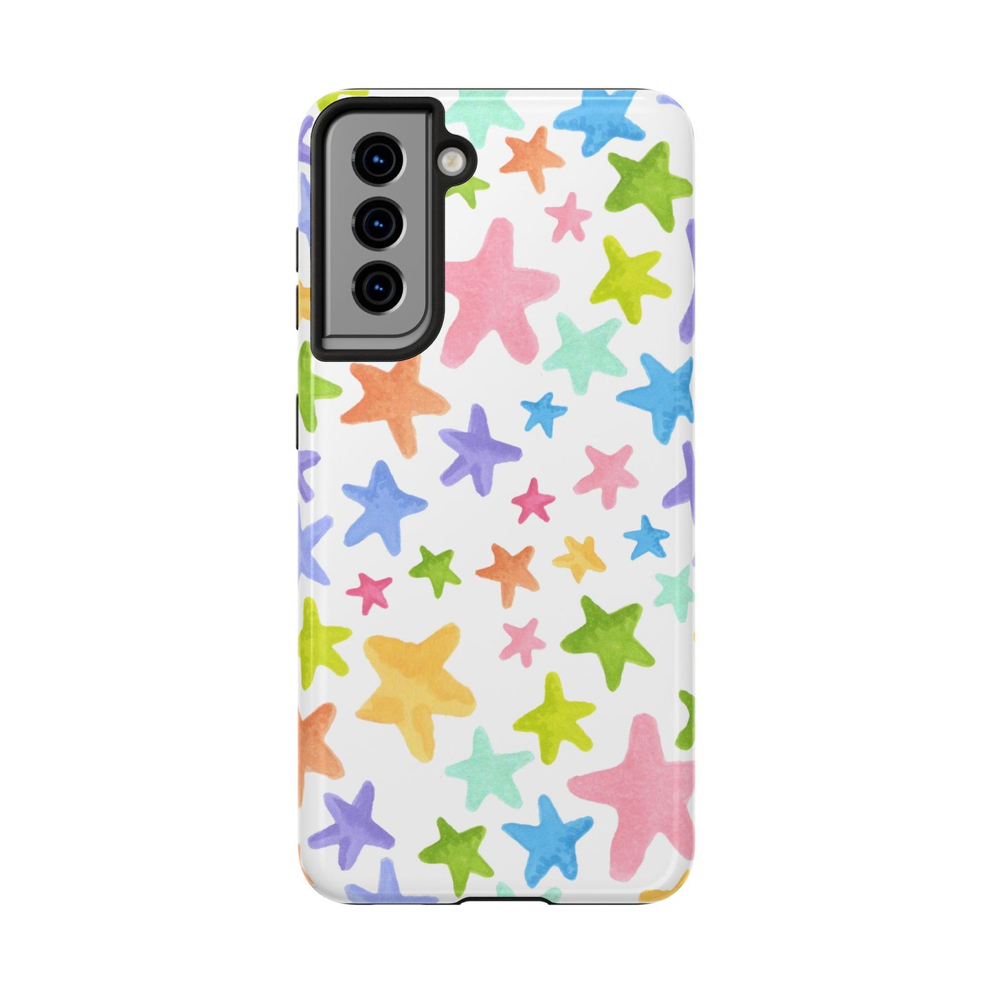 Happy Stars White Phone Case