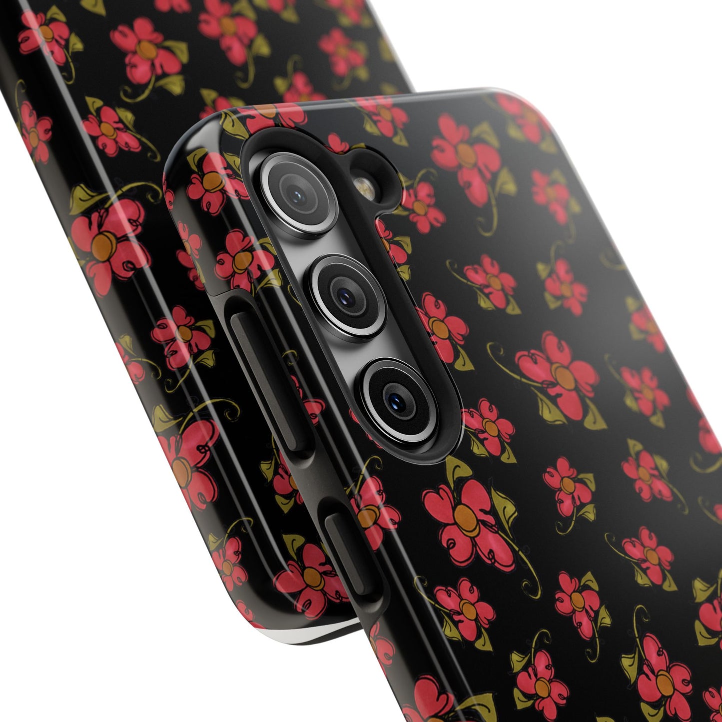 Daisy Caper Black Phone Case