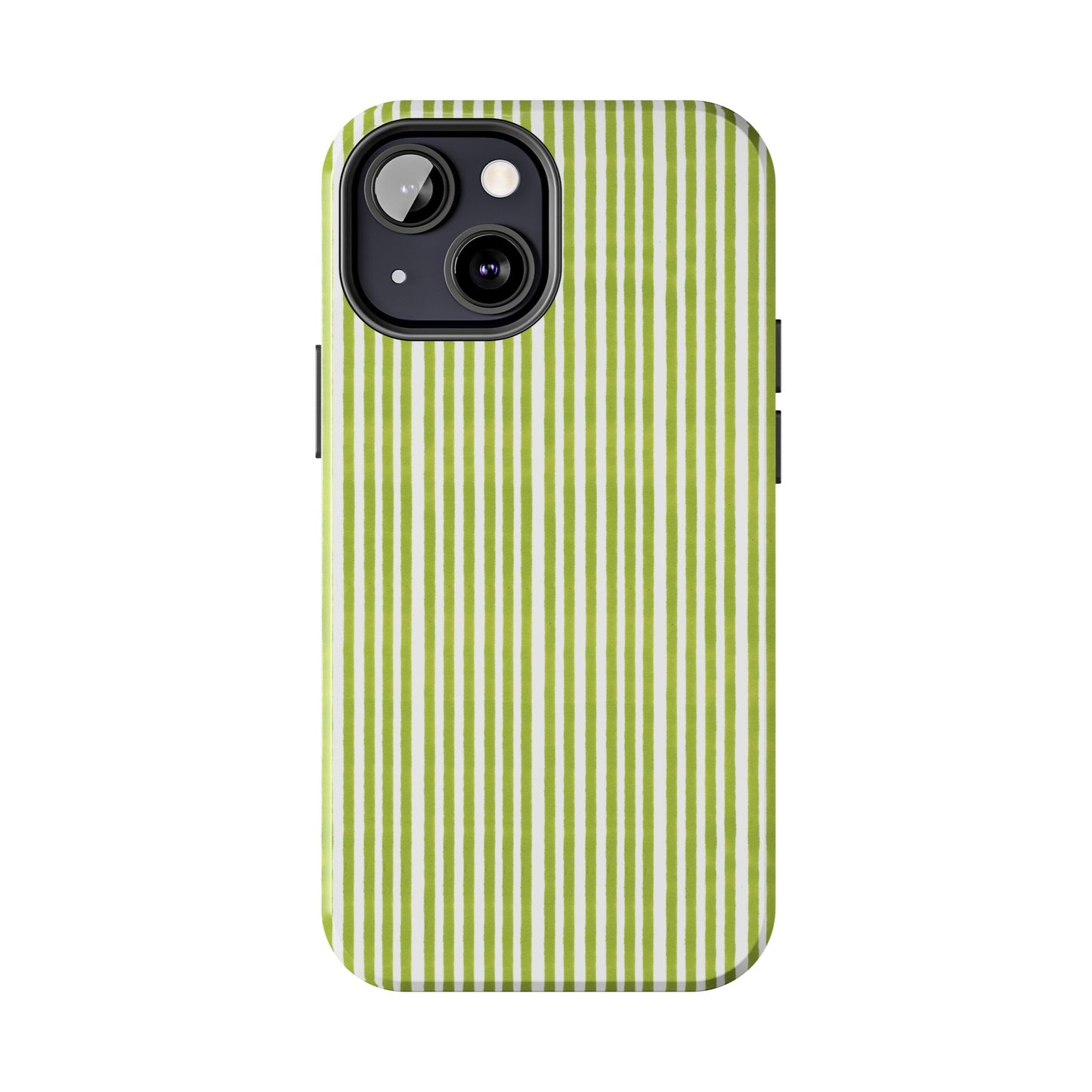 Lazy Stripe Lime Phone Case