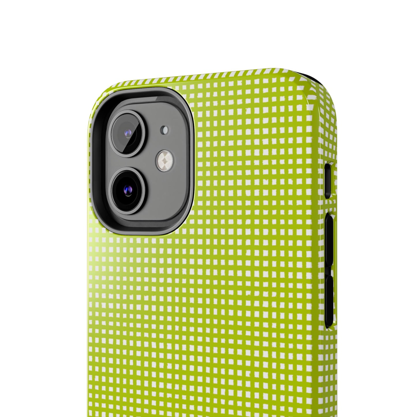 Chipper Check Lime Phone Case