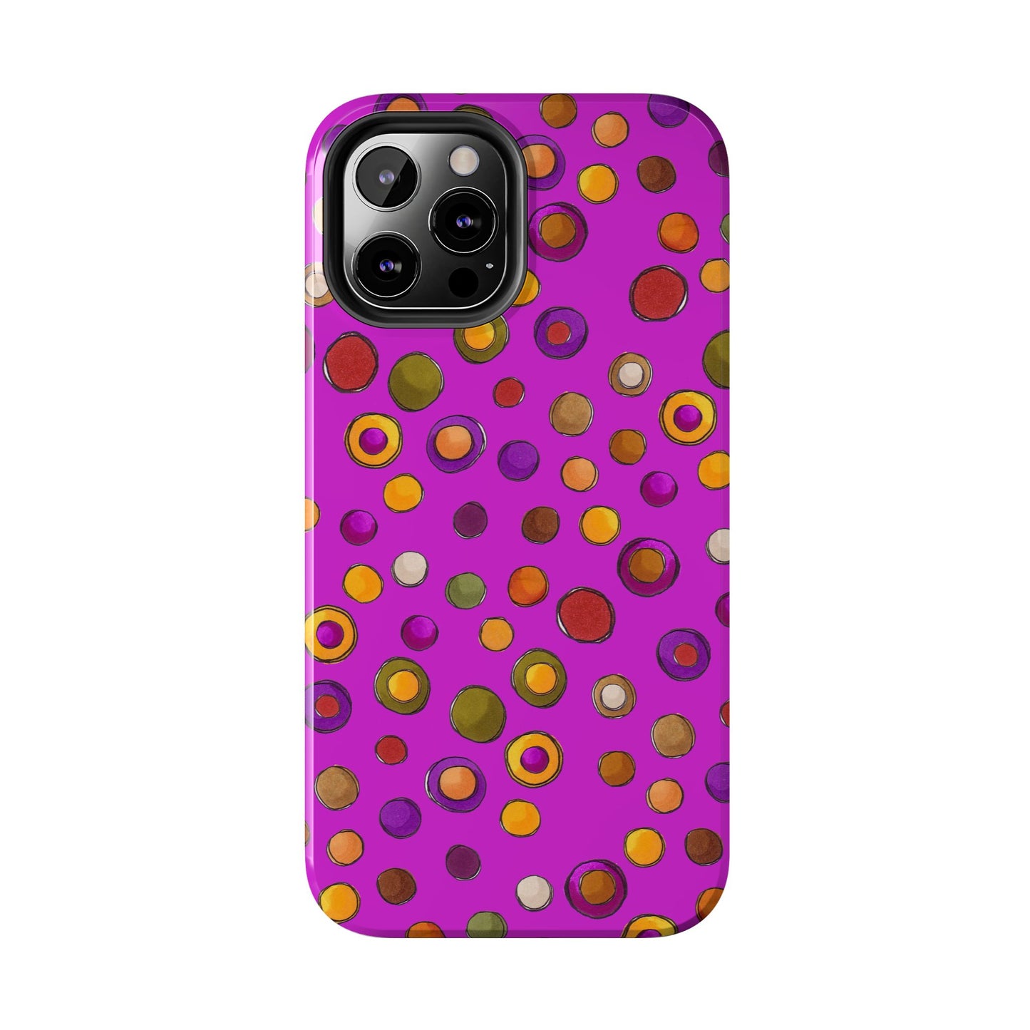 Double Dot Fuchsia Phone Case