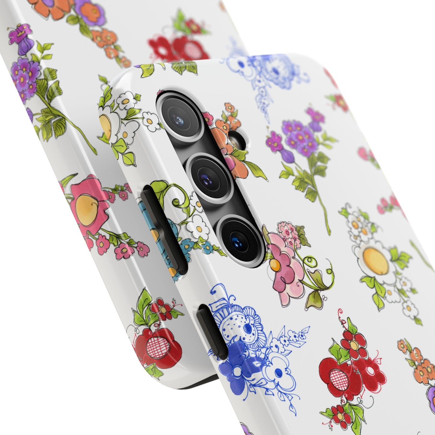 Mixed Bouquets White Phone Case