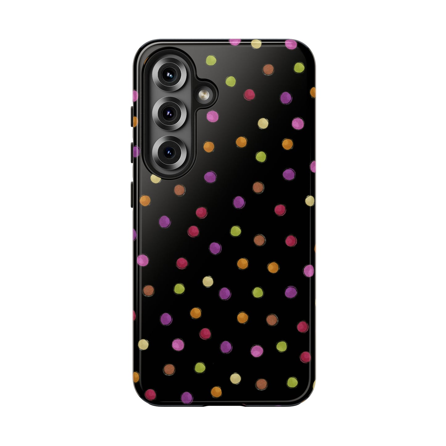 Tea Dot Black Phone Case