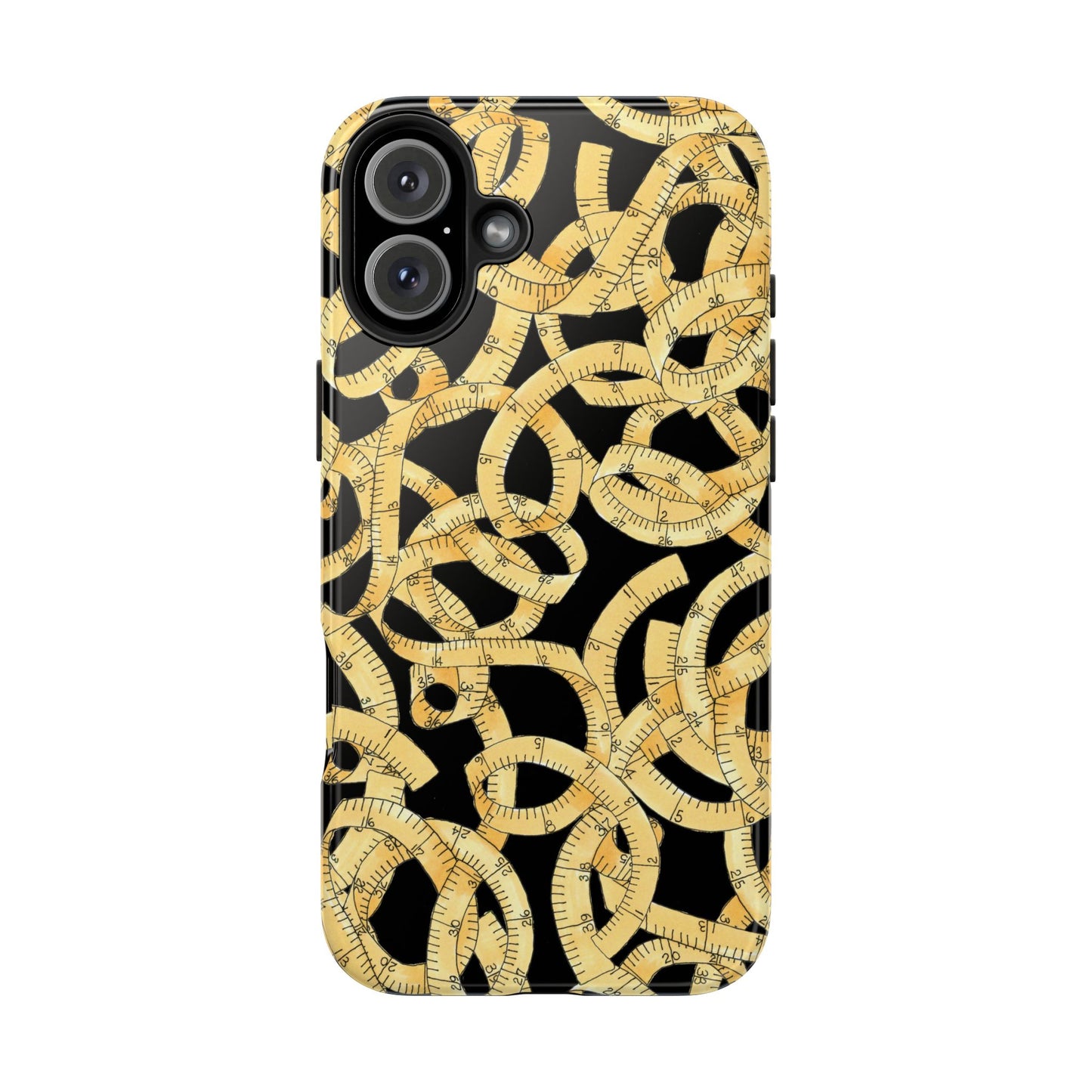Tape Tangle Black Phone Case