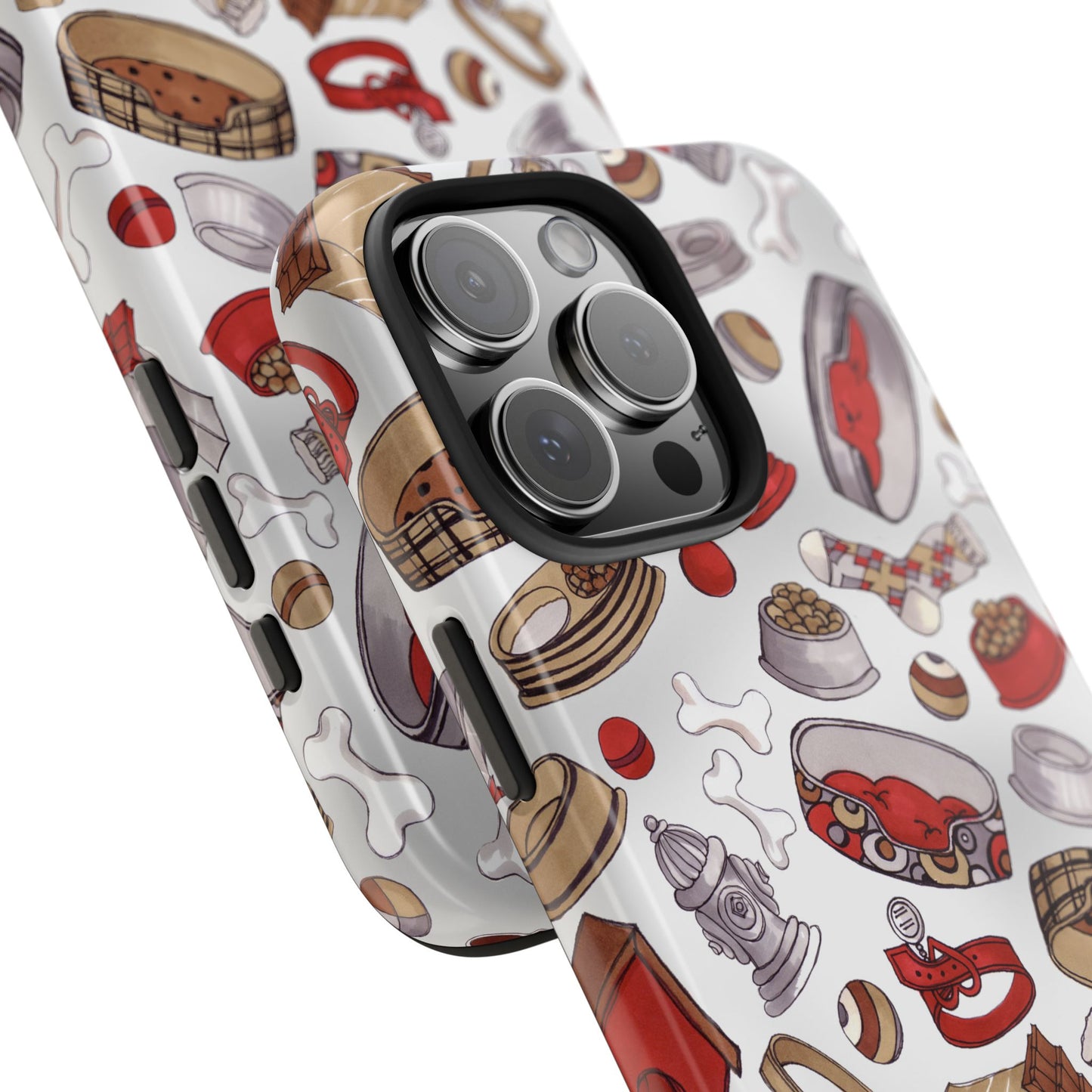Doggie Stuff Gray Phone Case