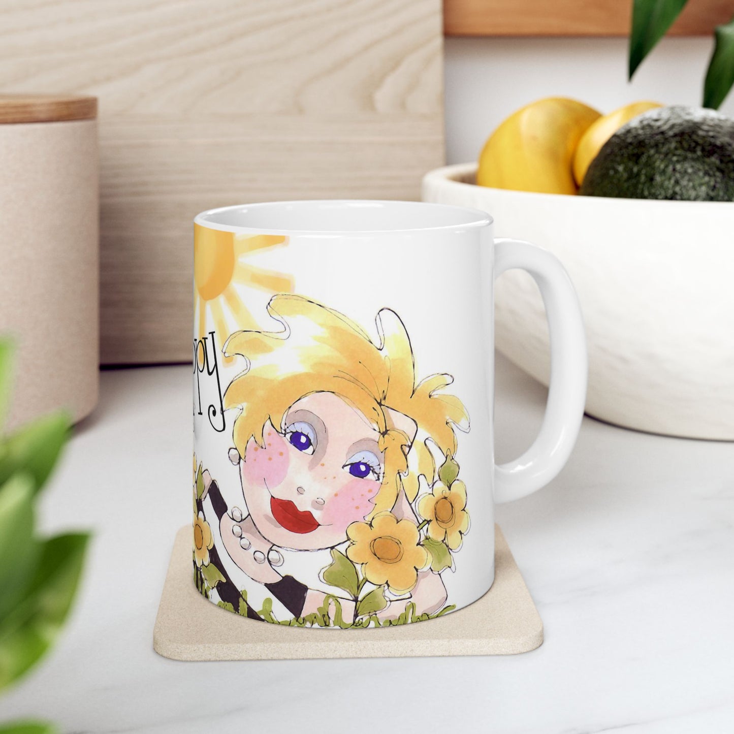Bee Happy Cup
